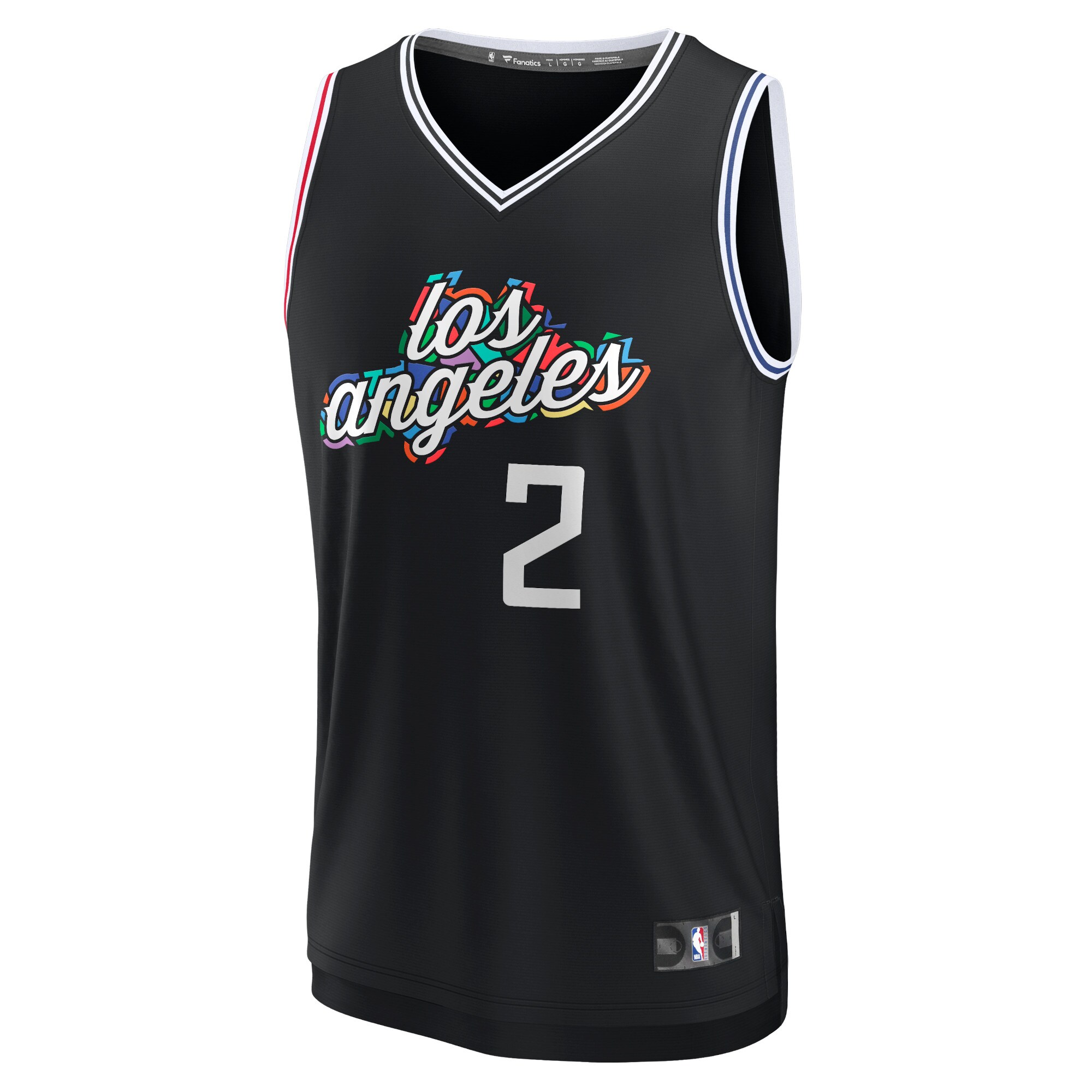 Kawhi Leonard LA Clippers Fanatics Branded 2022/23 Fastbreak Jersey - City Edition - Black - vstockx