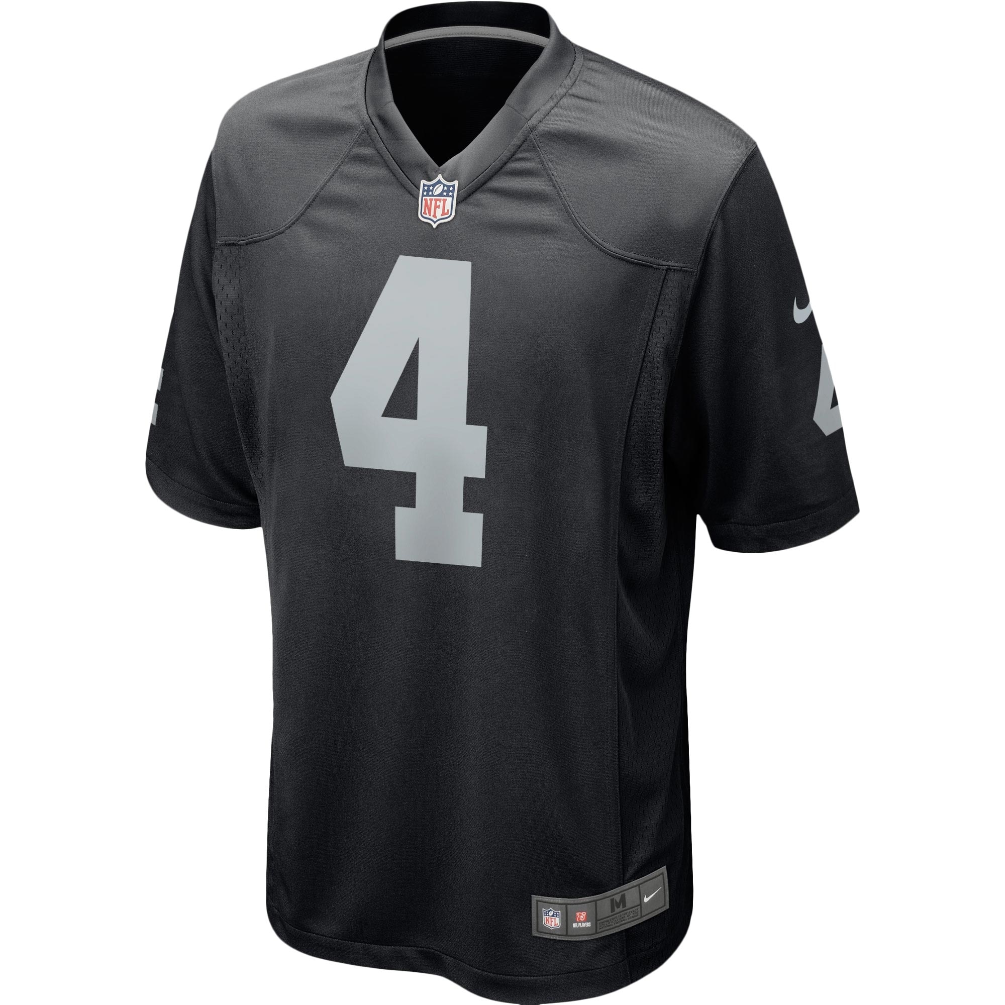 Derek Carr Las Vegas Raiders Nike Youth Team Color Game Jersey - Black - vstockx