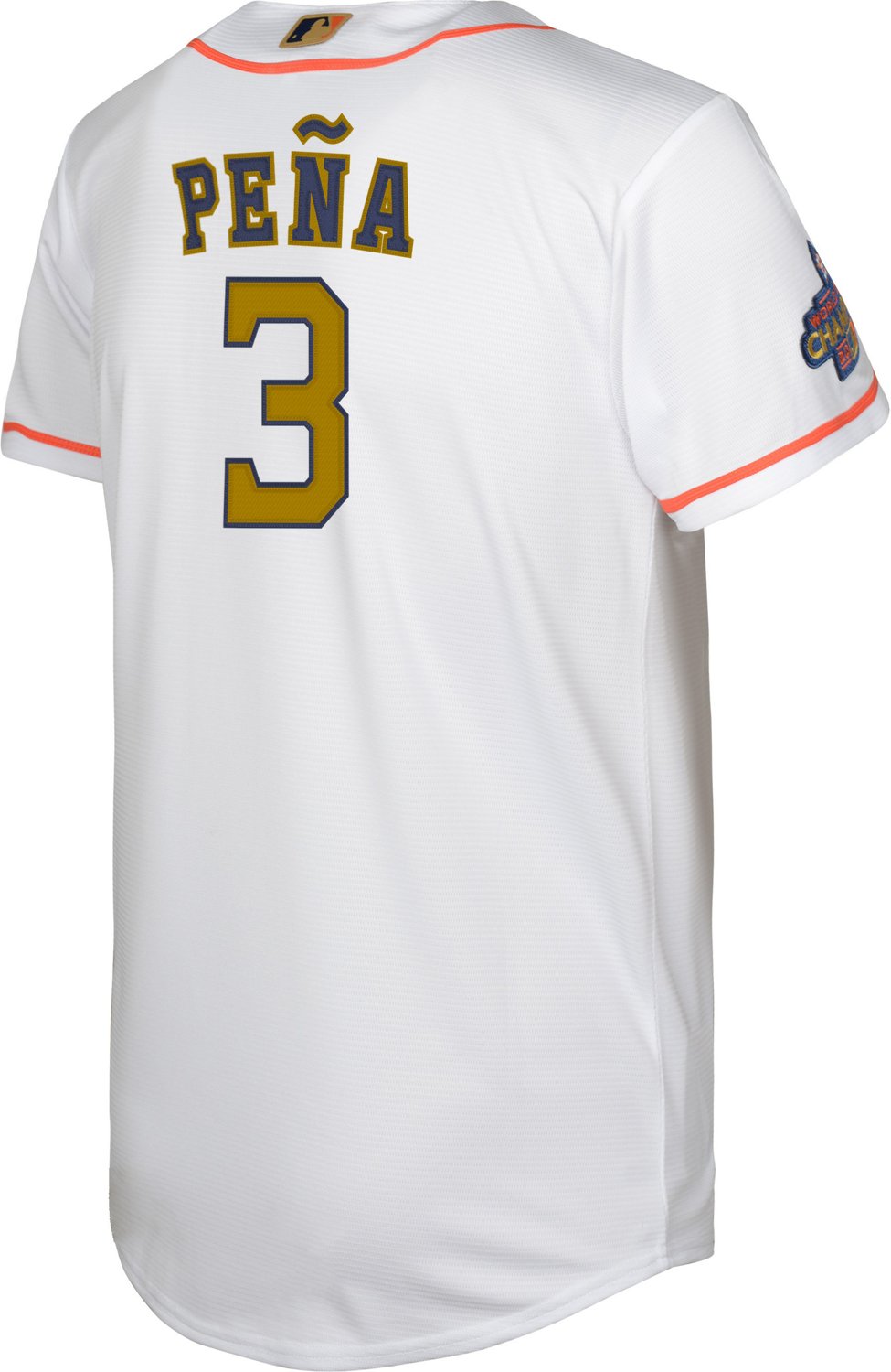 Nike Youth Houston Astros Gold Jeremy Pena Replica Jersey - vstockx