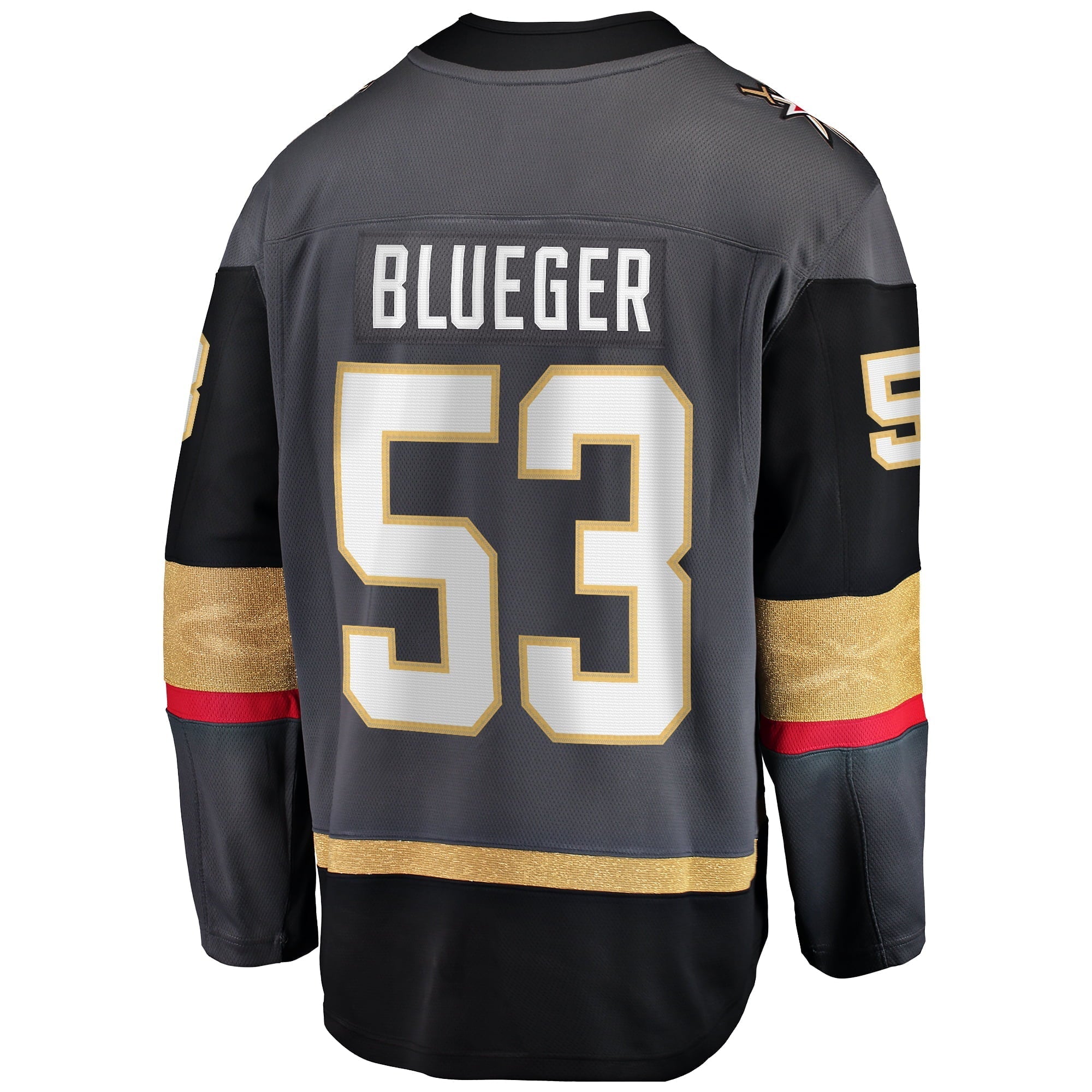 Men's Fanatics Branded Teddy Blueger Gray Vegas Golden Knights Home Breakaway Jersey - vstockx
