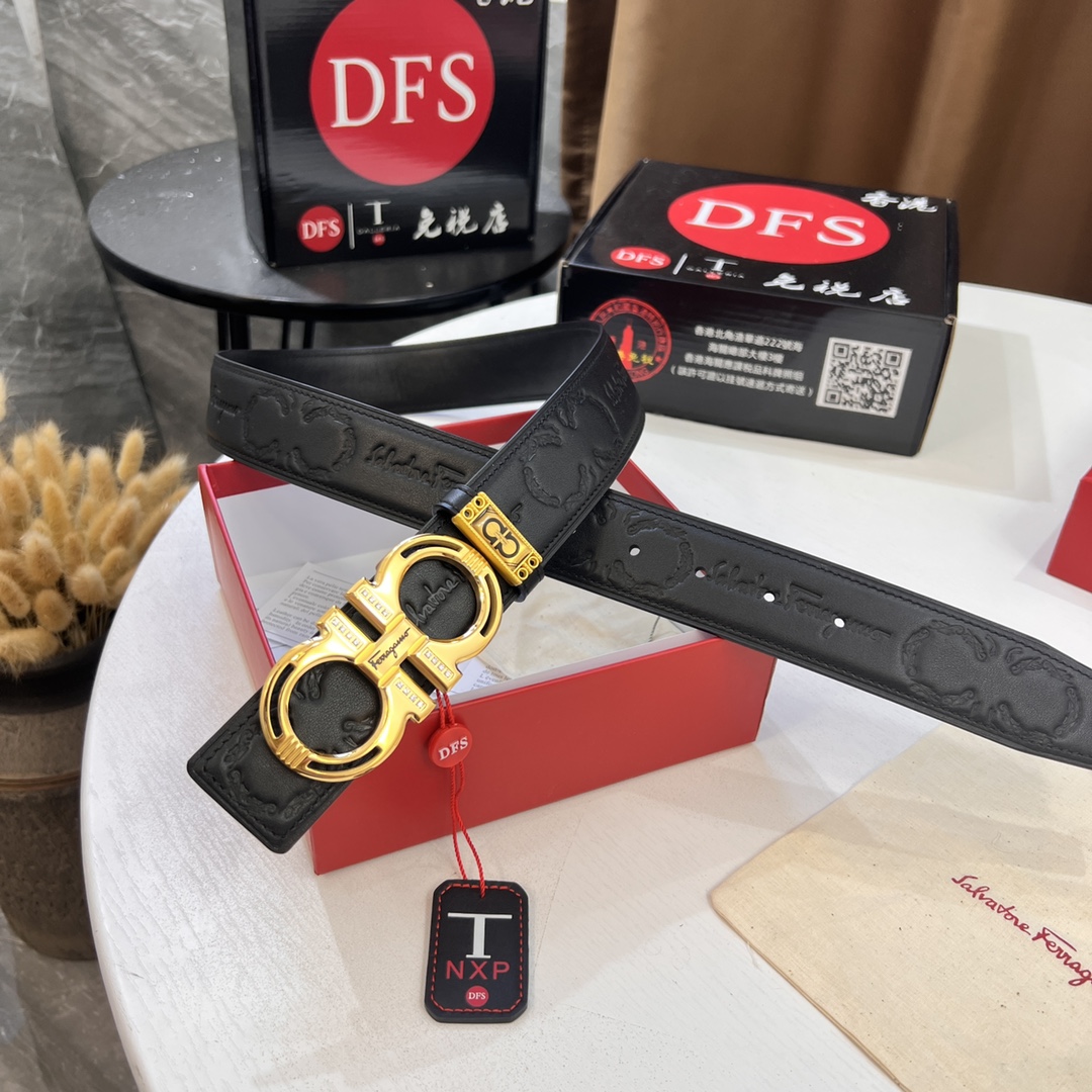 Streetwear Belt Ferragamo 320280 size:3.5cm - vstockx