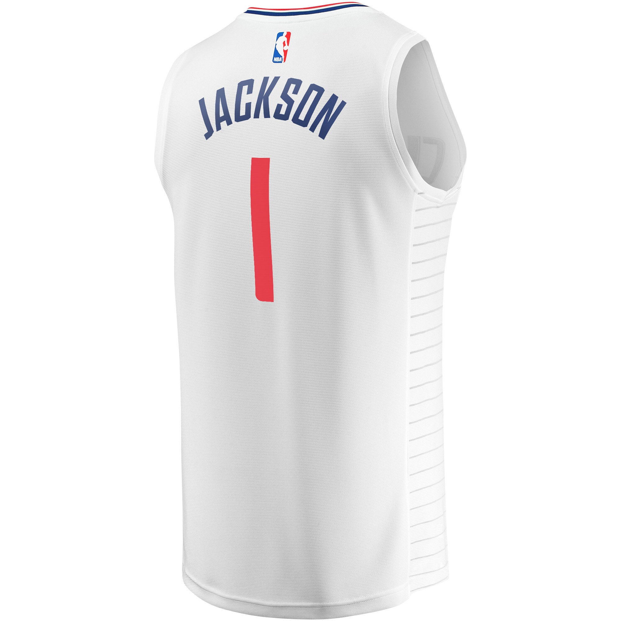 Reggie Jackson LA Clippers Fanatics Branded Fast Break Player Jersey - Association Edition - White - vstockx