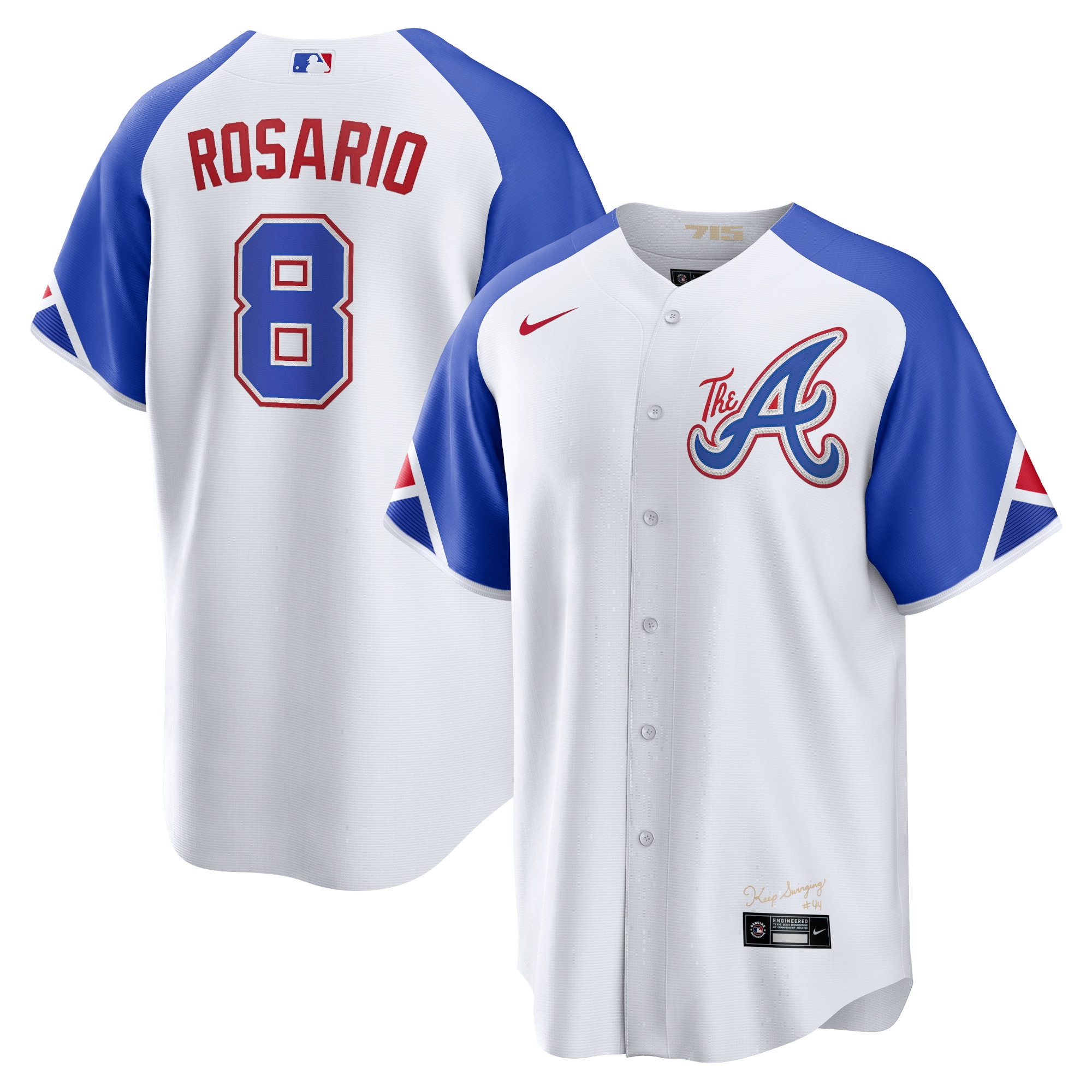 Eddie Rosario Atlanta Braves Nike 2023 City Connect Replica Player Jersey - White - vstockx