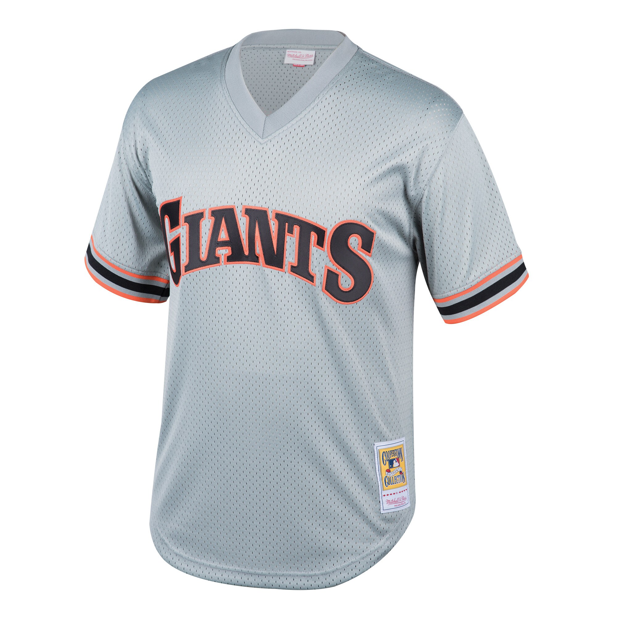 Will Clark San Francisco Giants Mitchell & Ness Youth Cooperstown Collection Mesh Batting Practice Jersey - Gray - vstockx