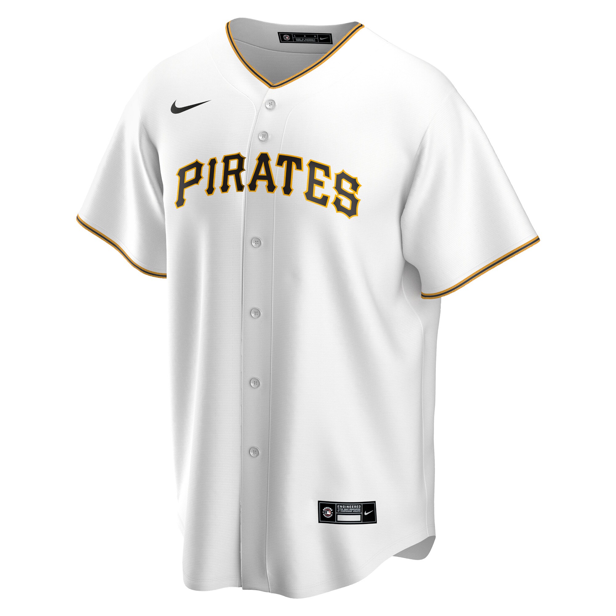 Ke'Bryan Hayes Pittsburgh Pirates Nike Home Replica Jersey - White - vstockx
