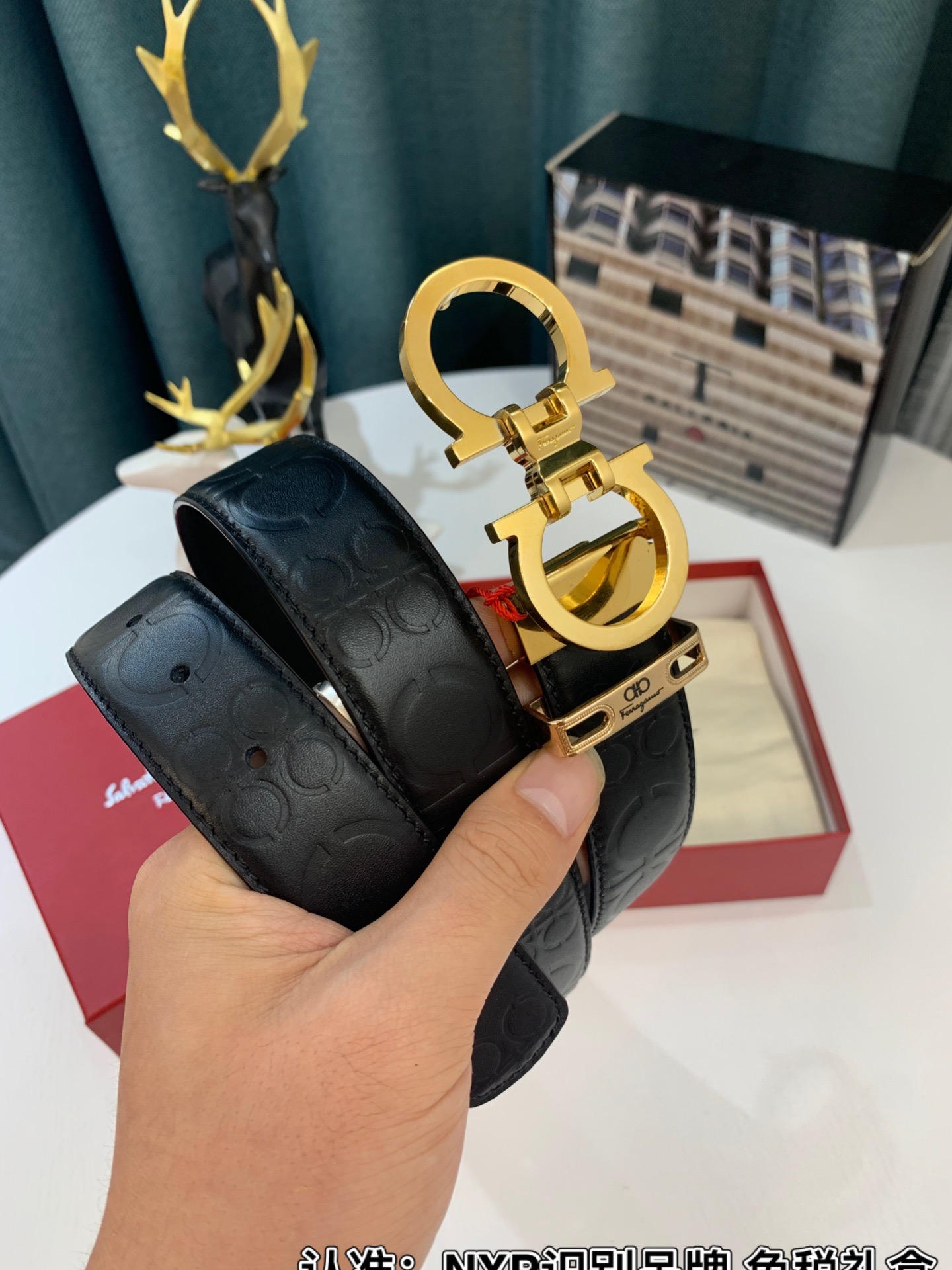 Streetwear Belt Ferragamo 319192 size:3.5cm - vstockx