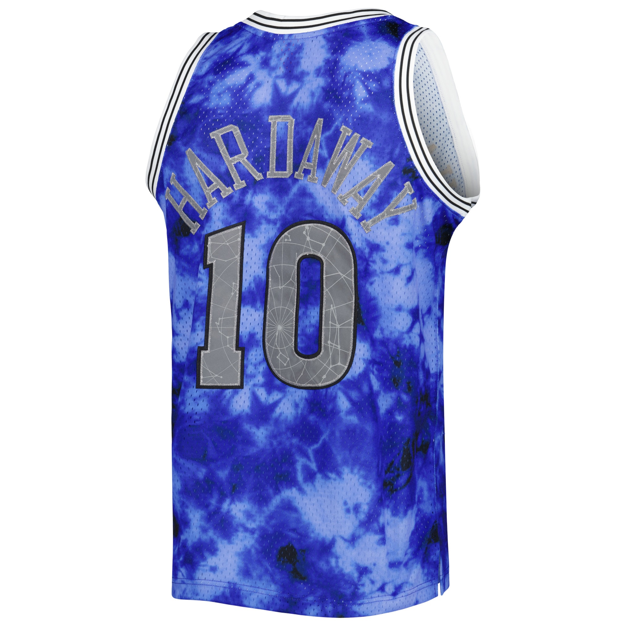 Tim Hardaway Golden State Warriors Mitchell & Ness 1990/91 Galaxy Swingman Jersey - Blue - vstockx