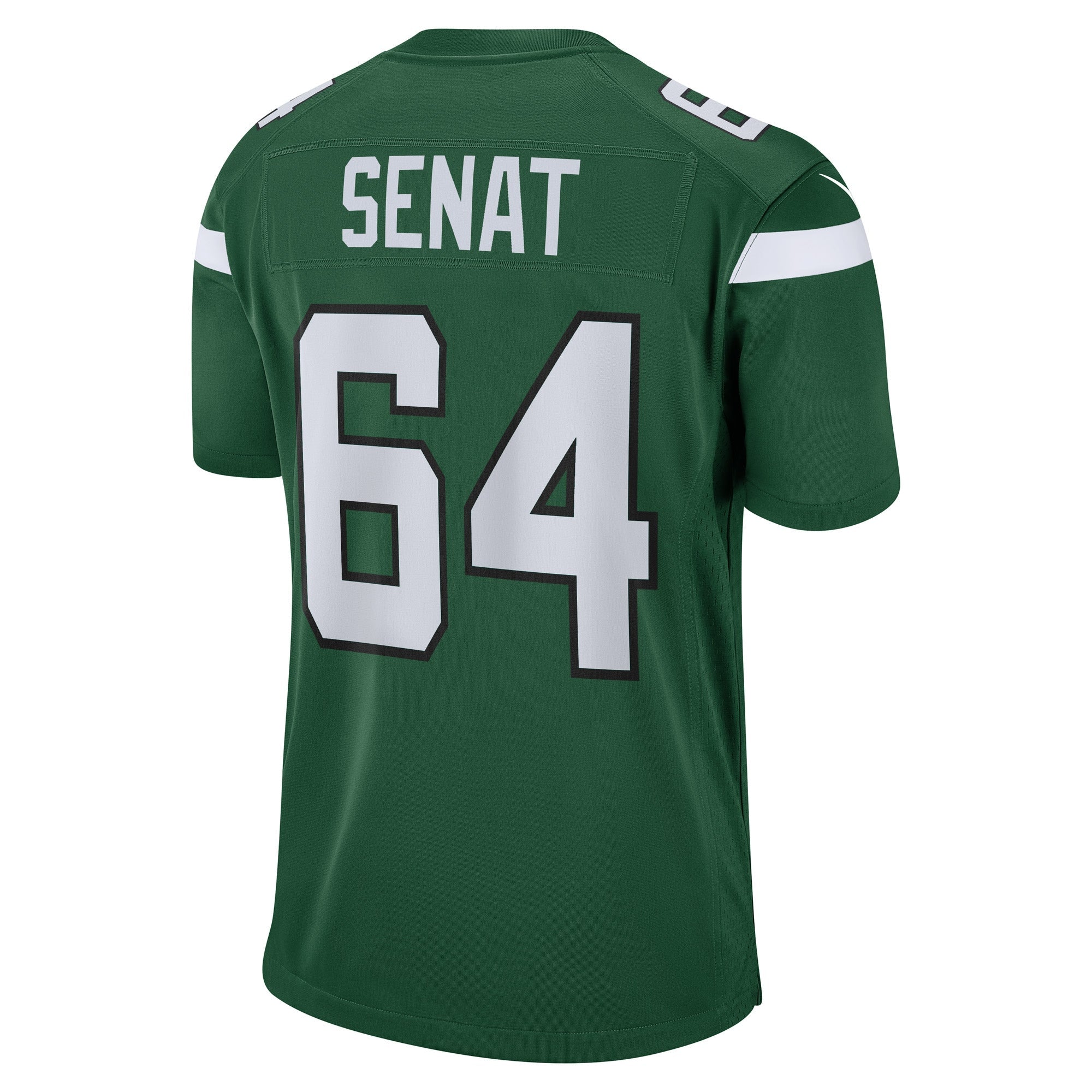 Men's Nike Greg Senat Gotham Green New York Jets Game Player Jersey - vstockx