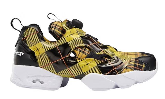Reebok Instapump Fury Opening Ceremony Plaid Yellow - vstockx