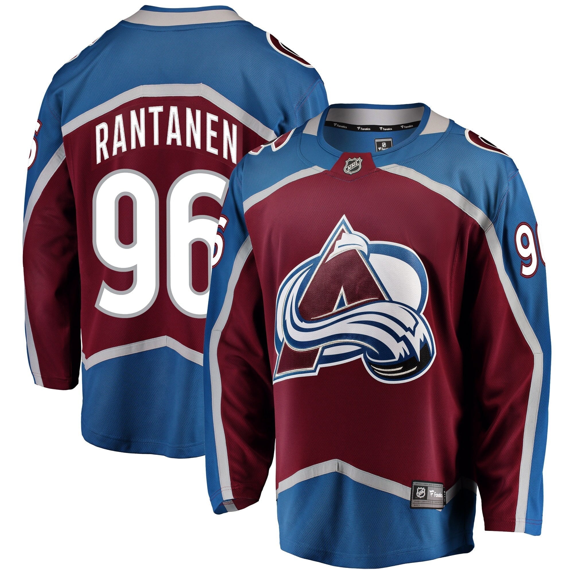 Men's Fanatics Branded Mikko Rantanen Burgundy Colorado Avalanche Home Premier Breakaway Player Jersey - vstockx