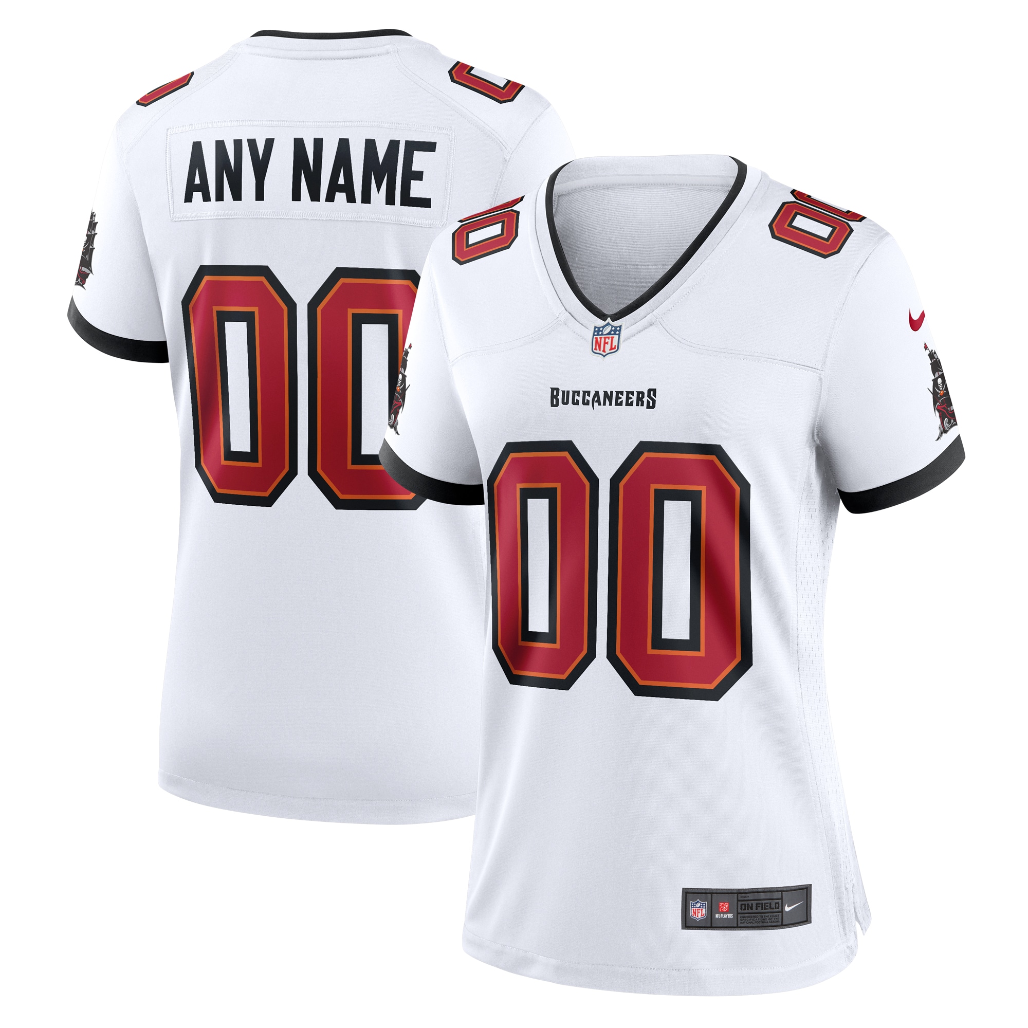 Nike Tampa Bay Buccaneers Women's Custom Game Jersey - White - vstockx