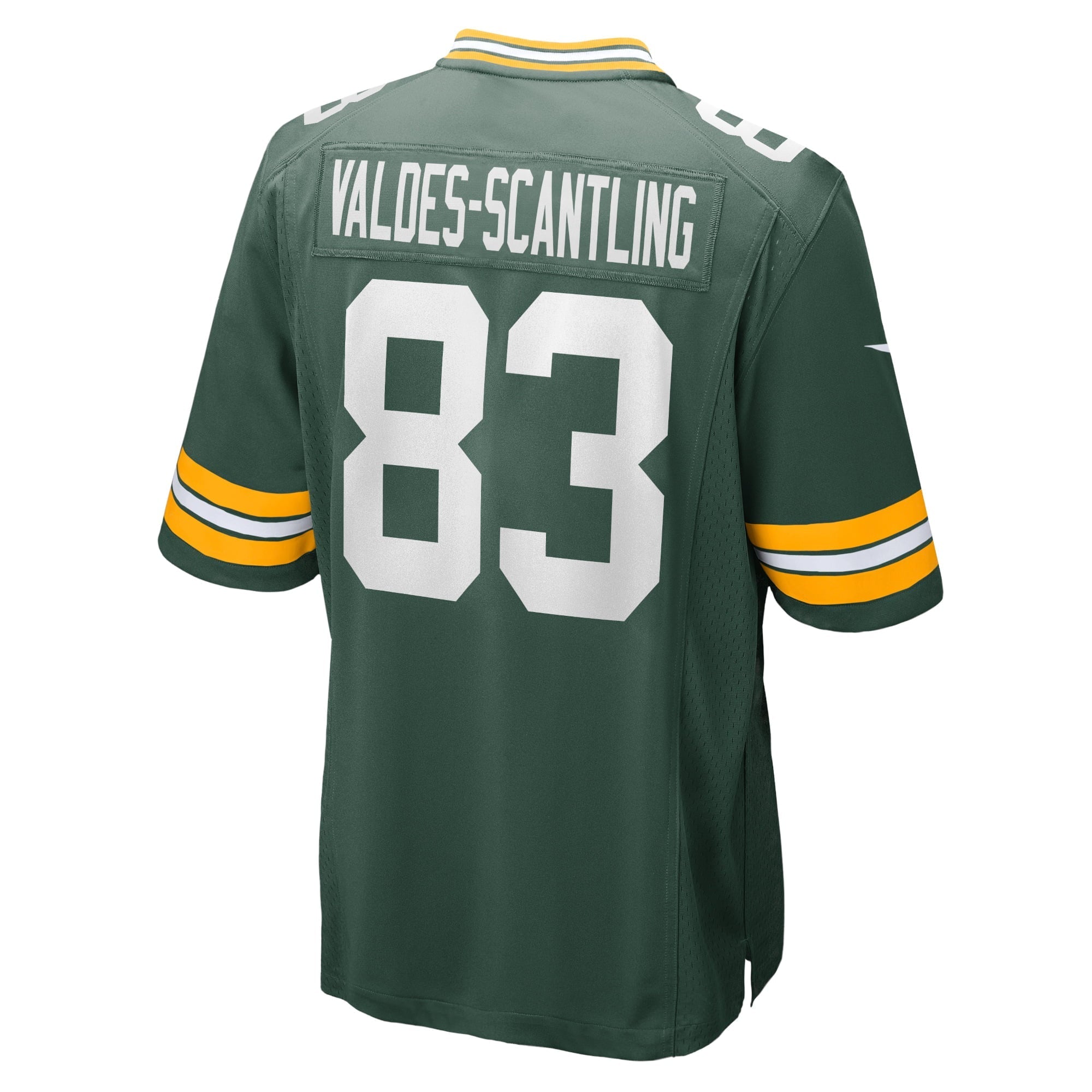 Men's Nike Marquez Valdes-Scantling Green Green Bay Packers Game Team Jersey - vstockx