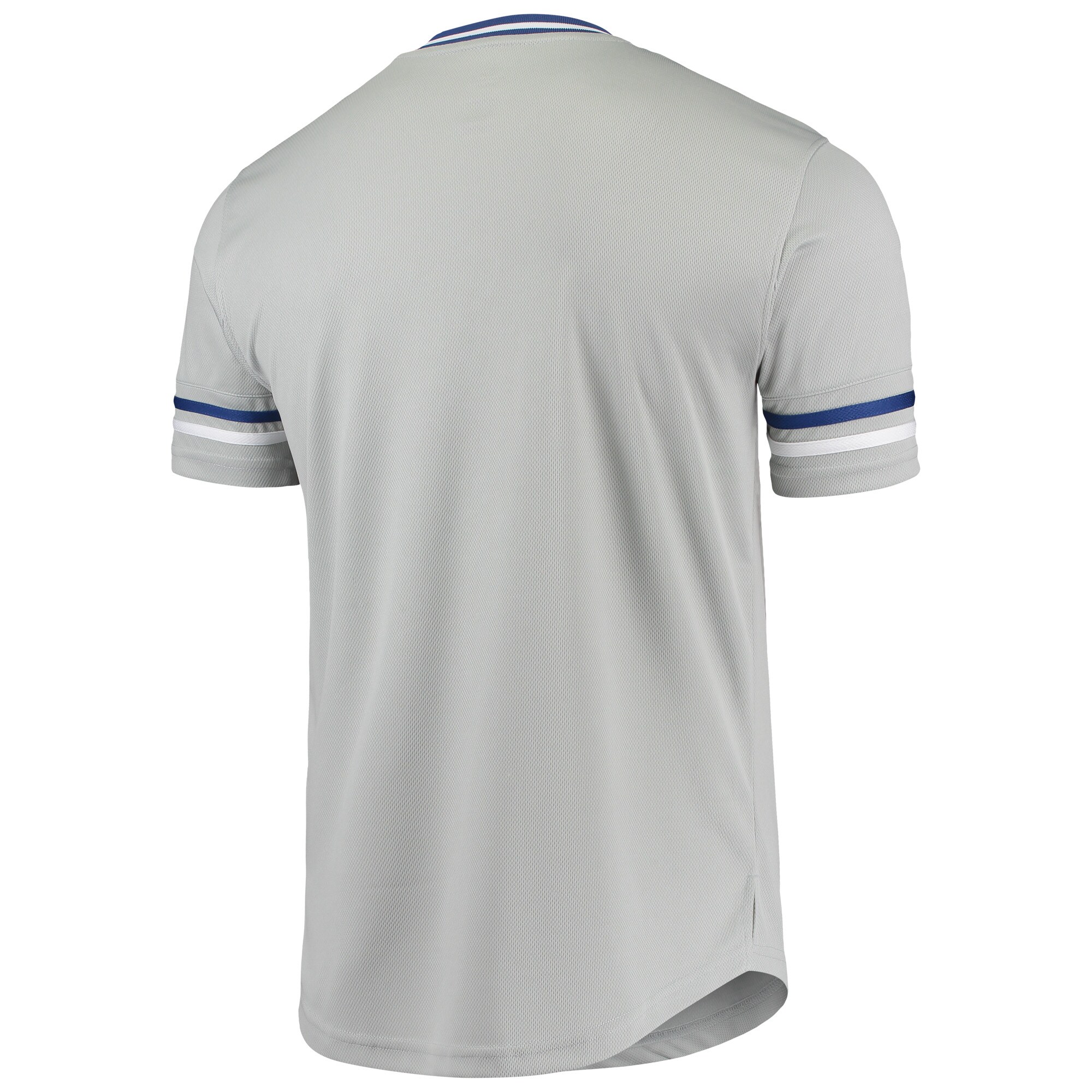 Men's Gray Toronto Blue Jays Replica V-Neck Jersey - vstockx
