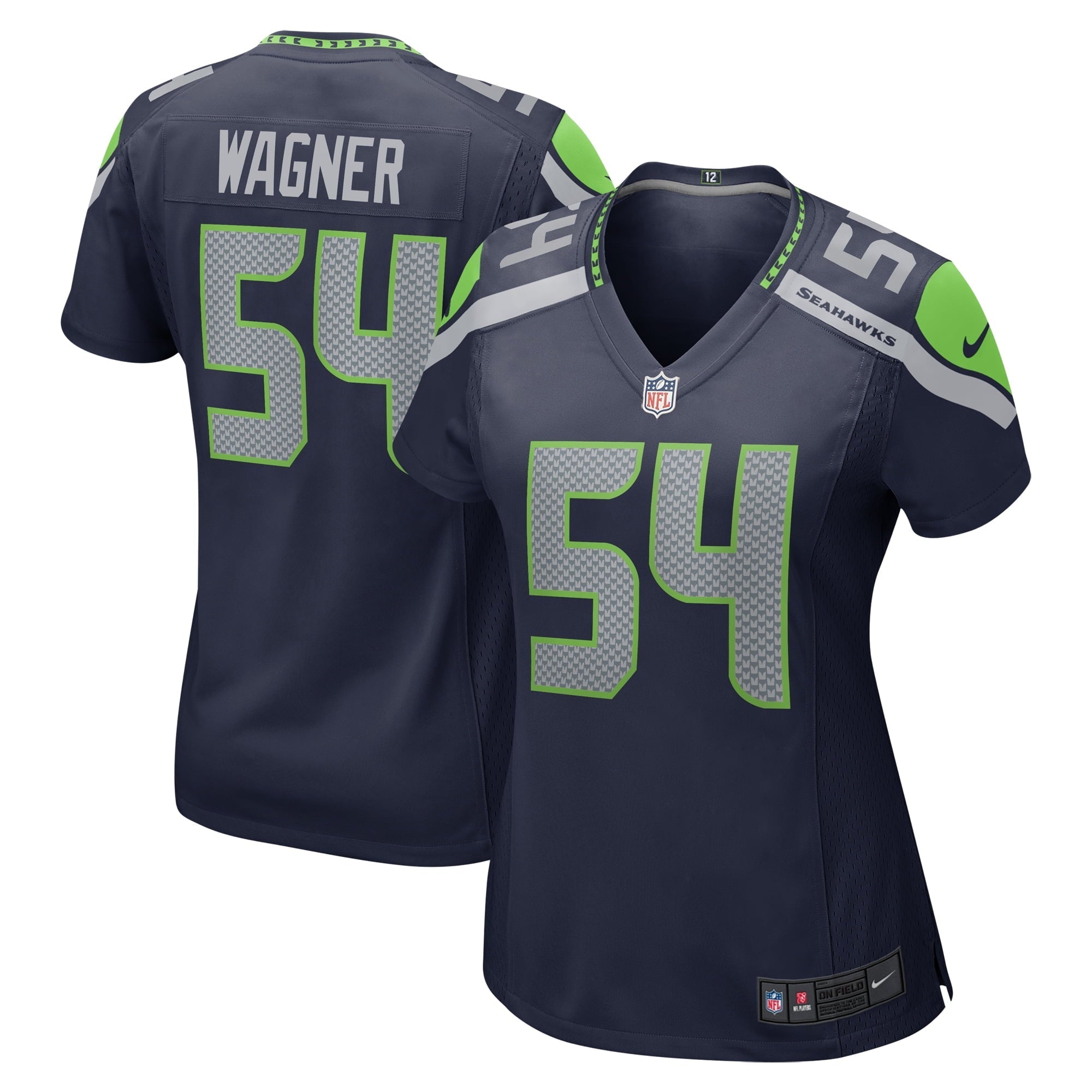 Women's Nike Bobby Wagner College Navy Seattle Seahawks Game Jersey - vstockx