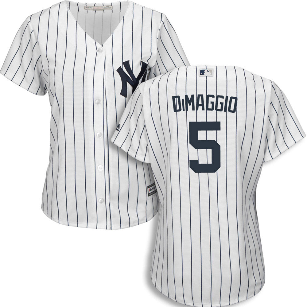 Women's New York Yankees Joe DiMaggio Replica Home Jersey - White - vstockx