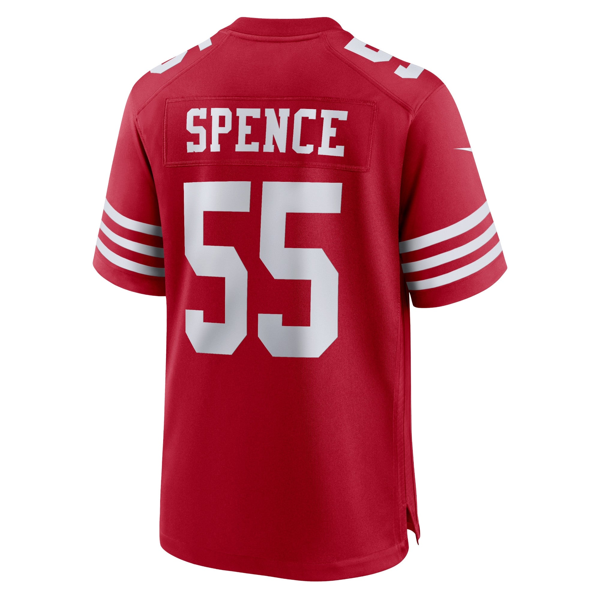 Men's Nike Akeem Spence Scarlet San Francisco 49ers Home Game Player Jersey - vstockx