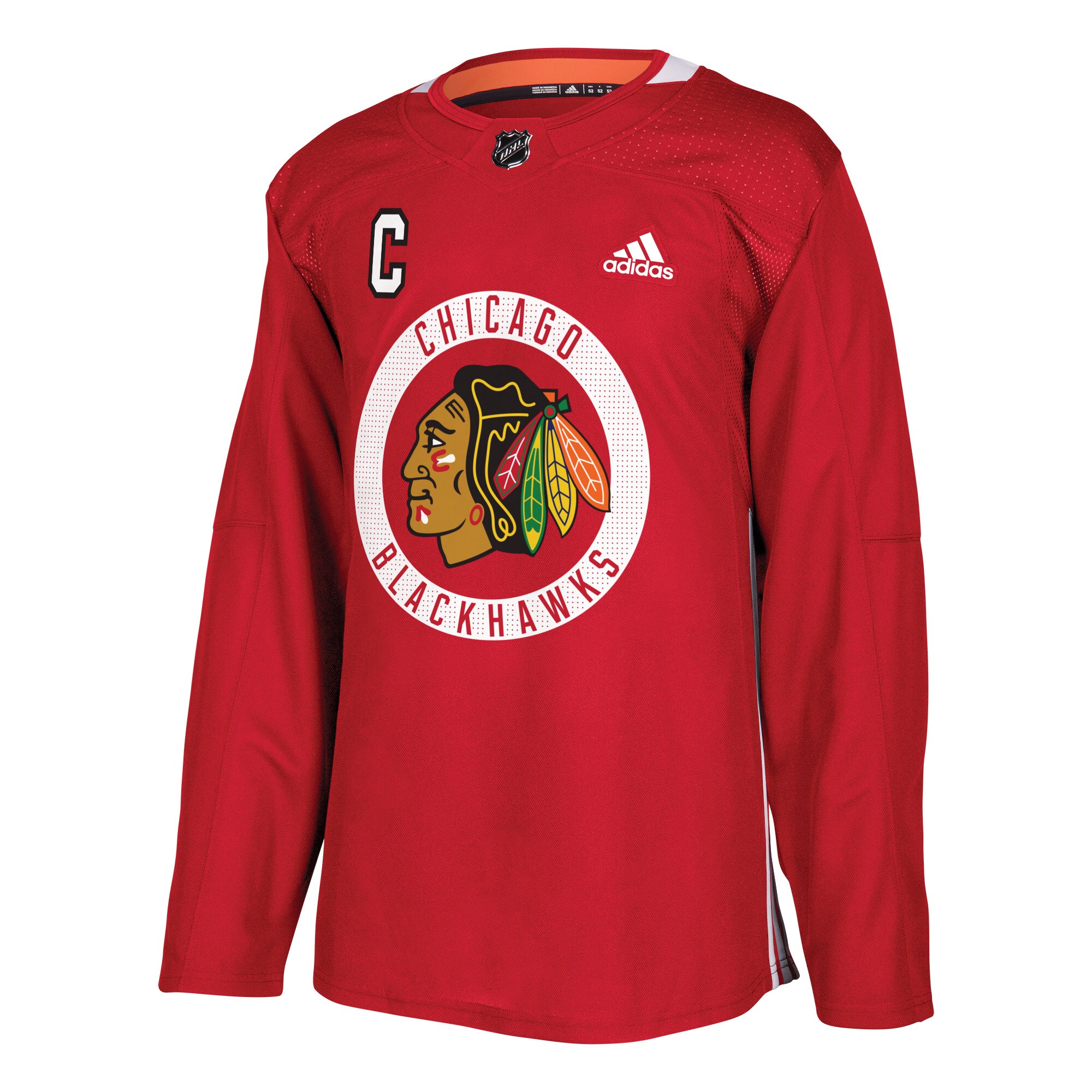 Jonathan Toews Chicago Blackhawks adidas Practice Player Jersey - Red - vstockx