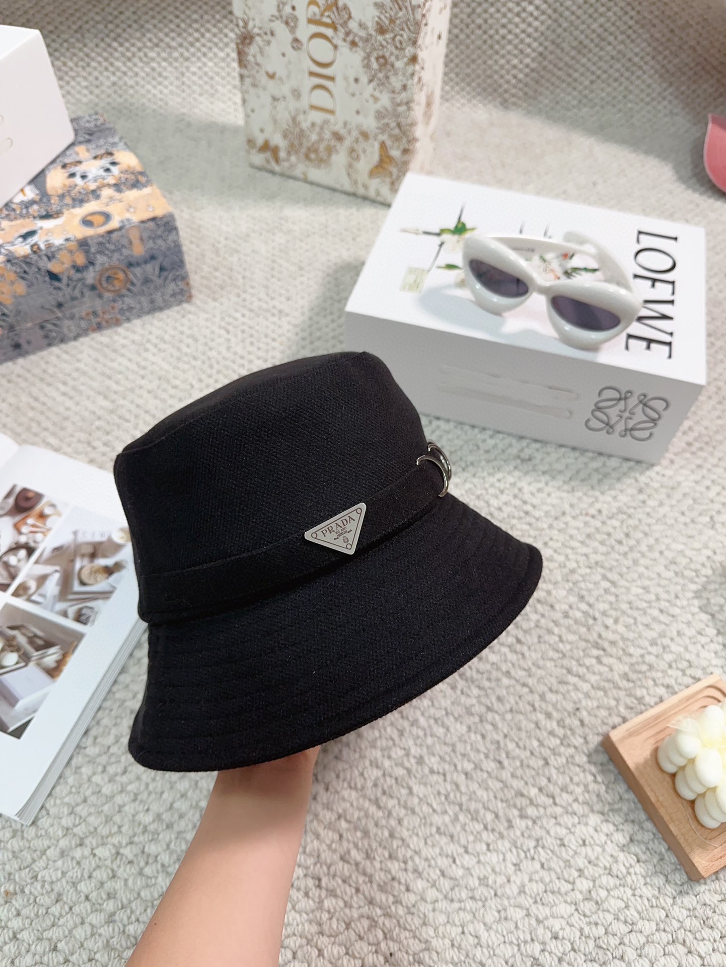 Streetwear Hat Prada 329302 - vstockx