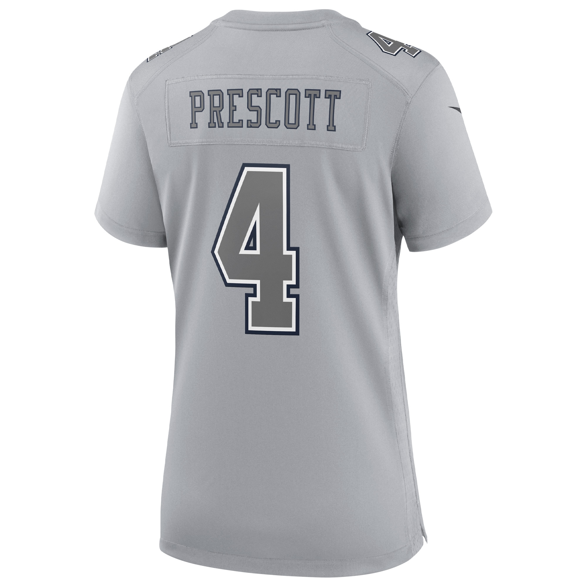Dak Prescott Dallas Cowboys Nike Women's Atmosphere Fashion Game Jersey - Gray - vstockx