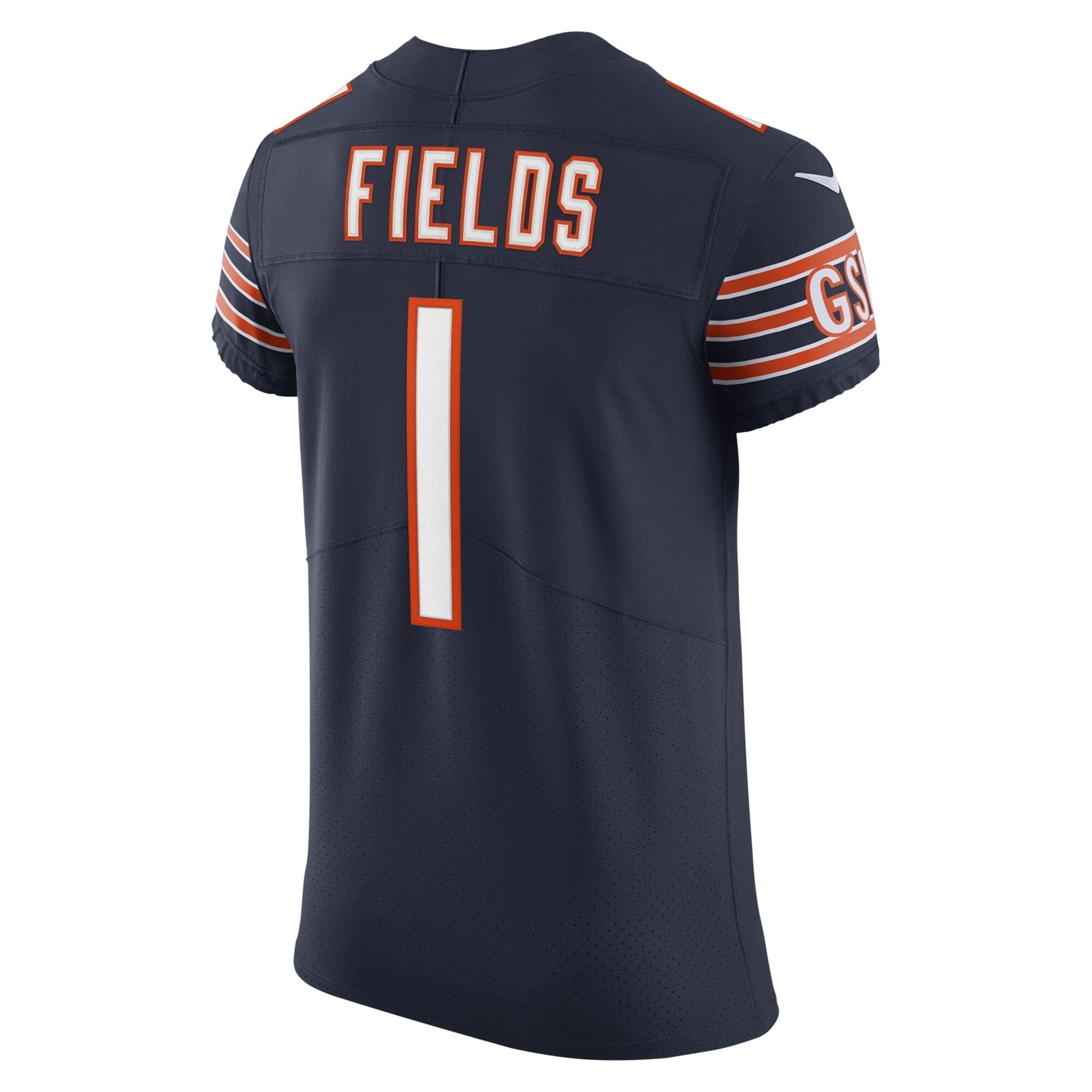 Men's Nike Justin Fields Navy Chicago Bears Vapor Elite Jersey - vstockx