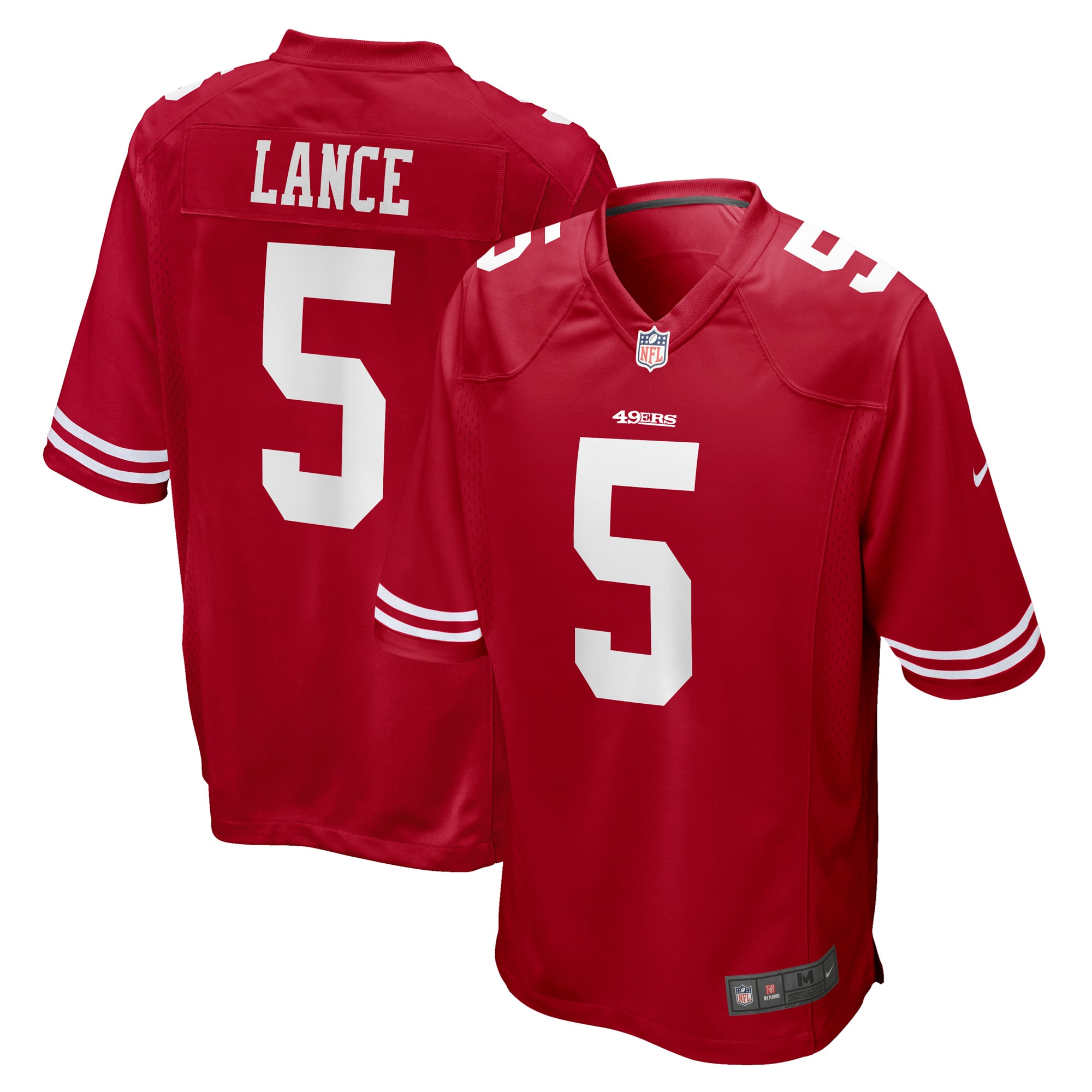 Trey Lance San Francisco 49ers Nike Game Jersey - Scarlet - vstockx