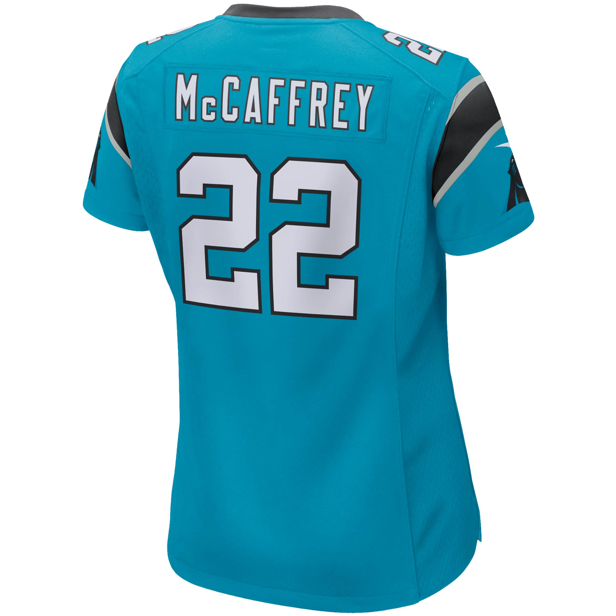 Christian McCaffrey Carolina Panthers Nike Women's Game Jersey - Blue - vstockx
