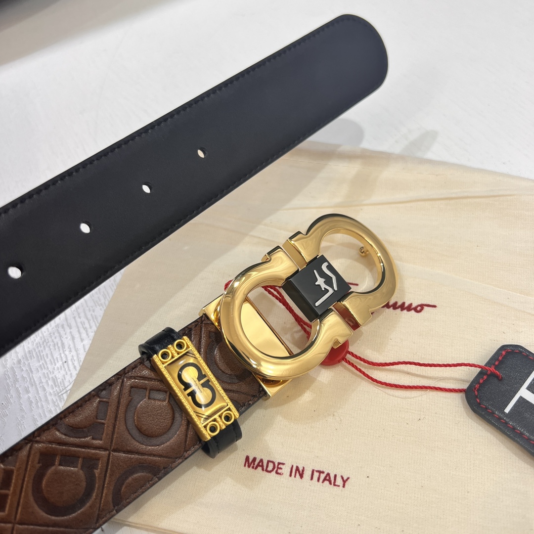 Streetwear Belt Ferragamo 319605 size:3.5cm - vstockx