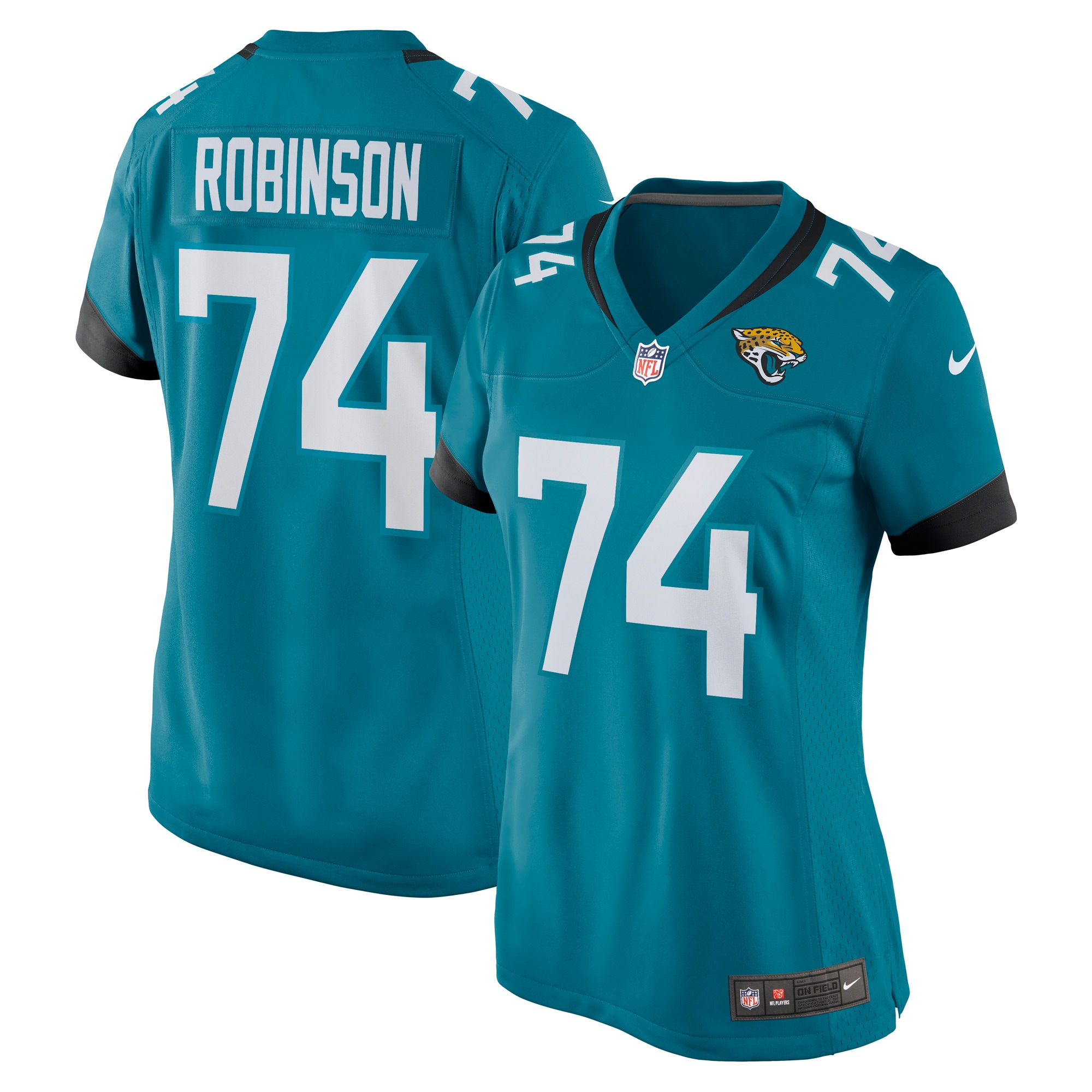 Cam Robinson Jacksonville Jaguars Nike Women's Game Jersey - Teal - vstockx