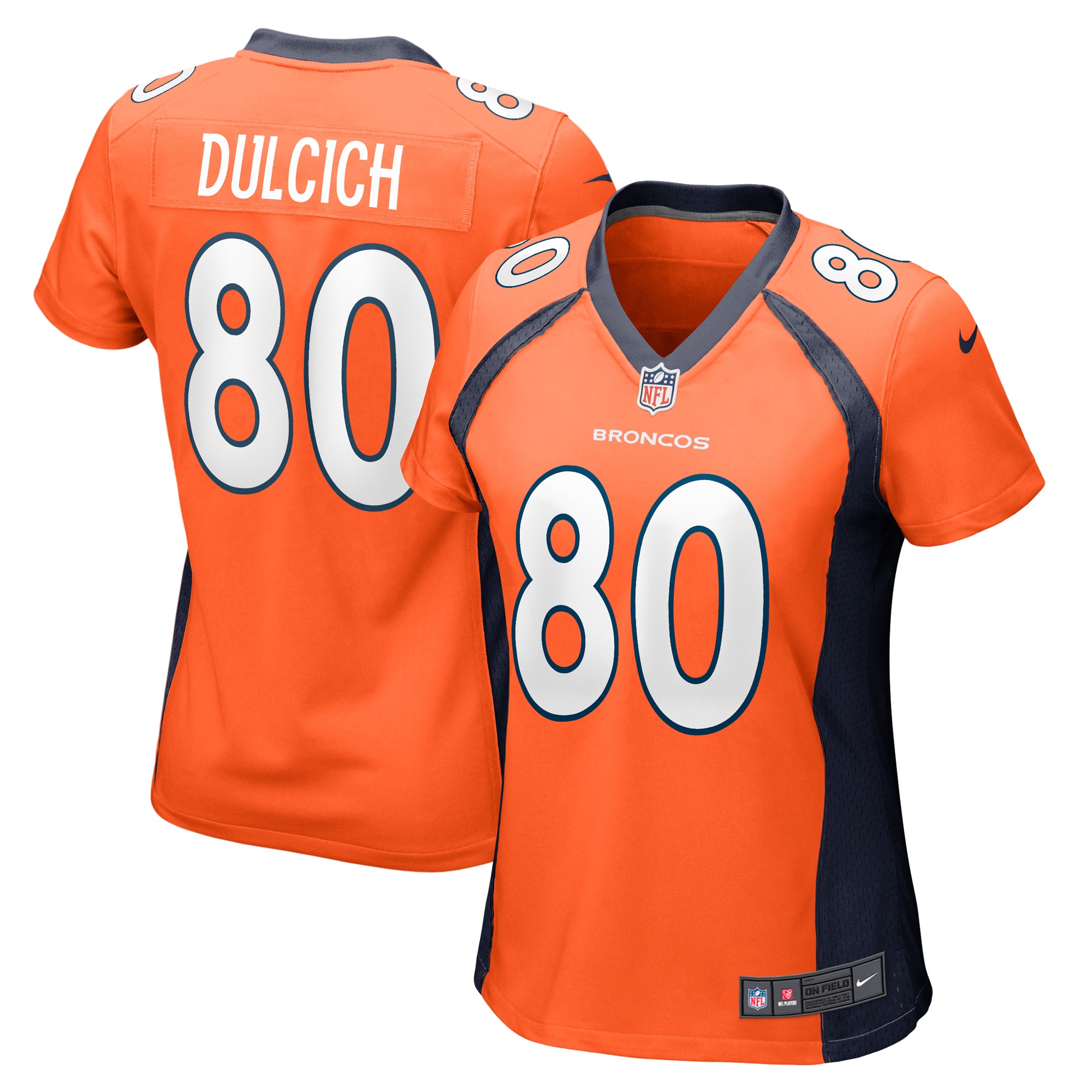 Greg Dulcich Denver Broncos Nike Women's Game Player Jersey - Orange - vstockx