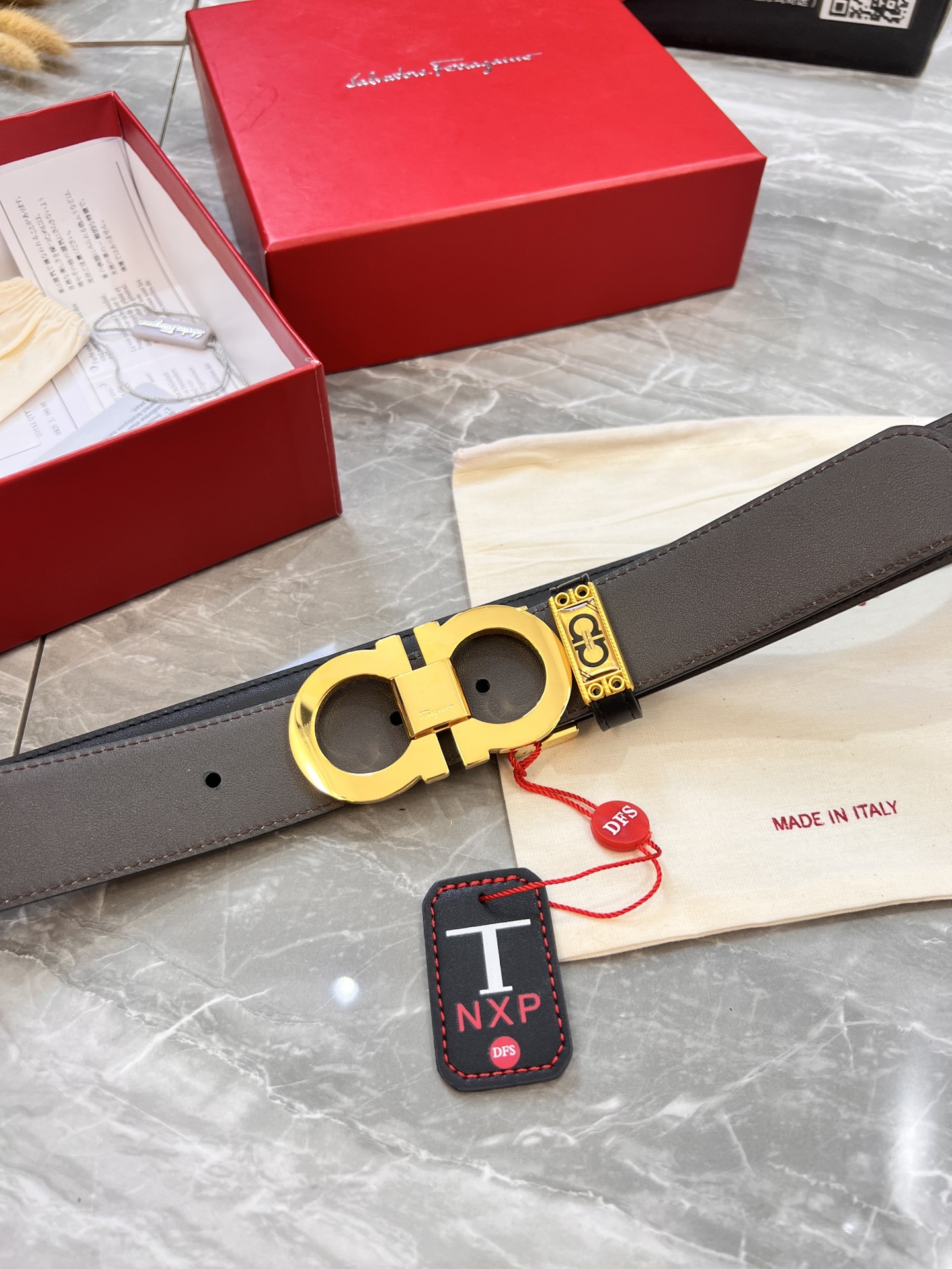 Streetwear Belt Ferragamo 319953 size:3.5cm - vstockx