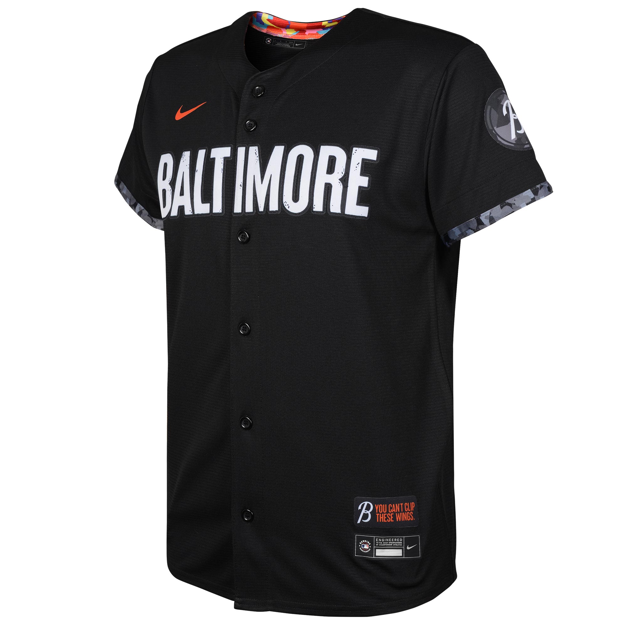 Baltimore Orioles Nike Preschool 2023 City Connect Replica Jersey - Black - vstockx