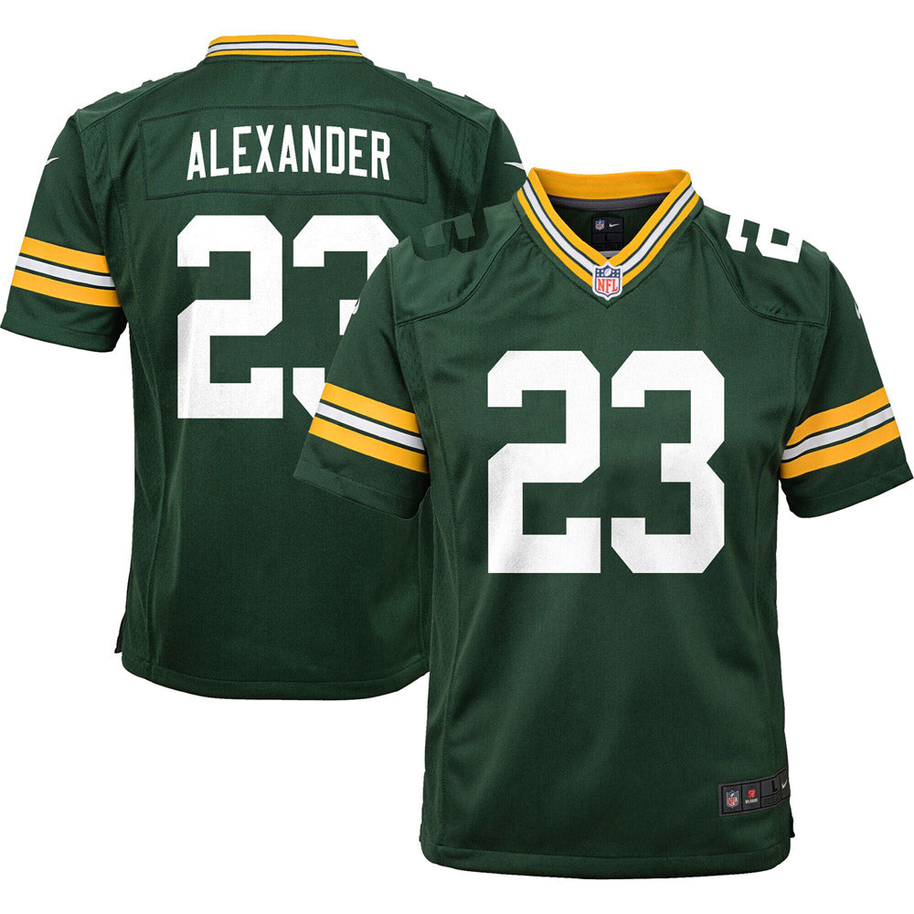 Youth Green Bay Packers Jaire Alexander Game Jersey Green - vstockx