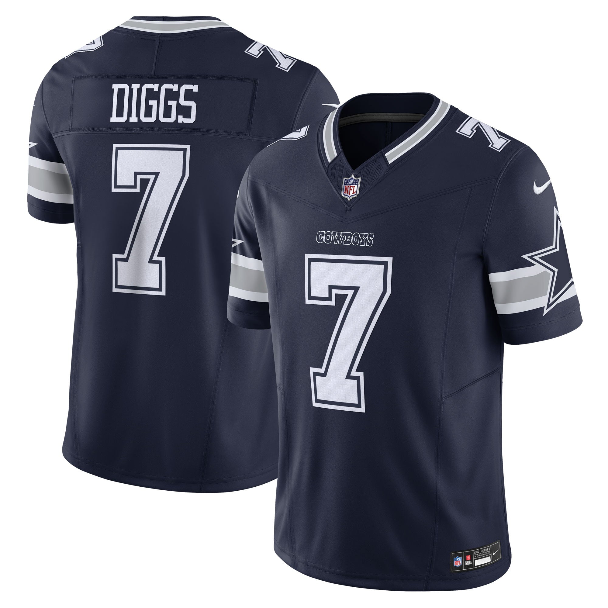 Men's Nike Trevon Diggs Navy Dallas Cowboys Vapor F.U.S.E. Limited Jersey - vstockx