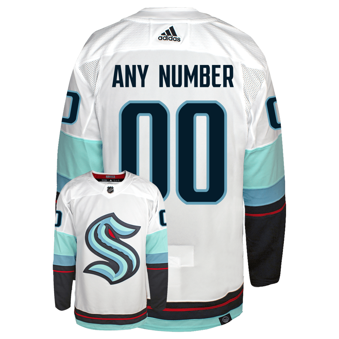 Customizable Seattle Kraken Adidas Primegreen Authentic NHL Hockey Jersey - vstockx