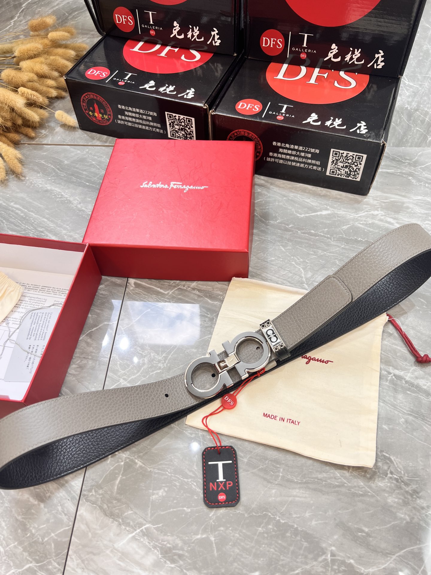 Streetwear Belt Ferragamo 319896 size:3.5cm - vstockx