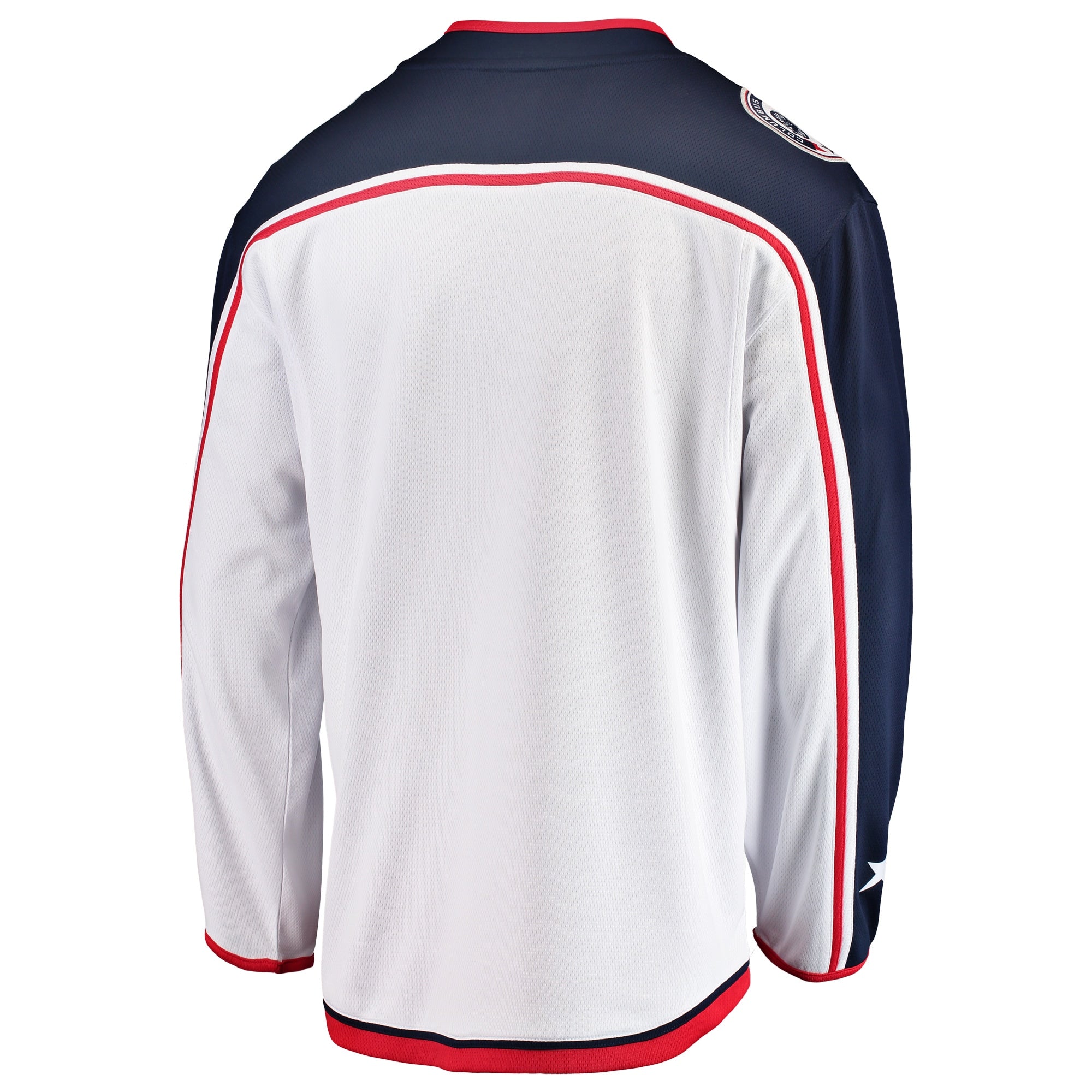 Men's Fanatics Branded White Columbus Blue Jackets Breakaway Away Jersey - vstockx
