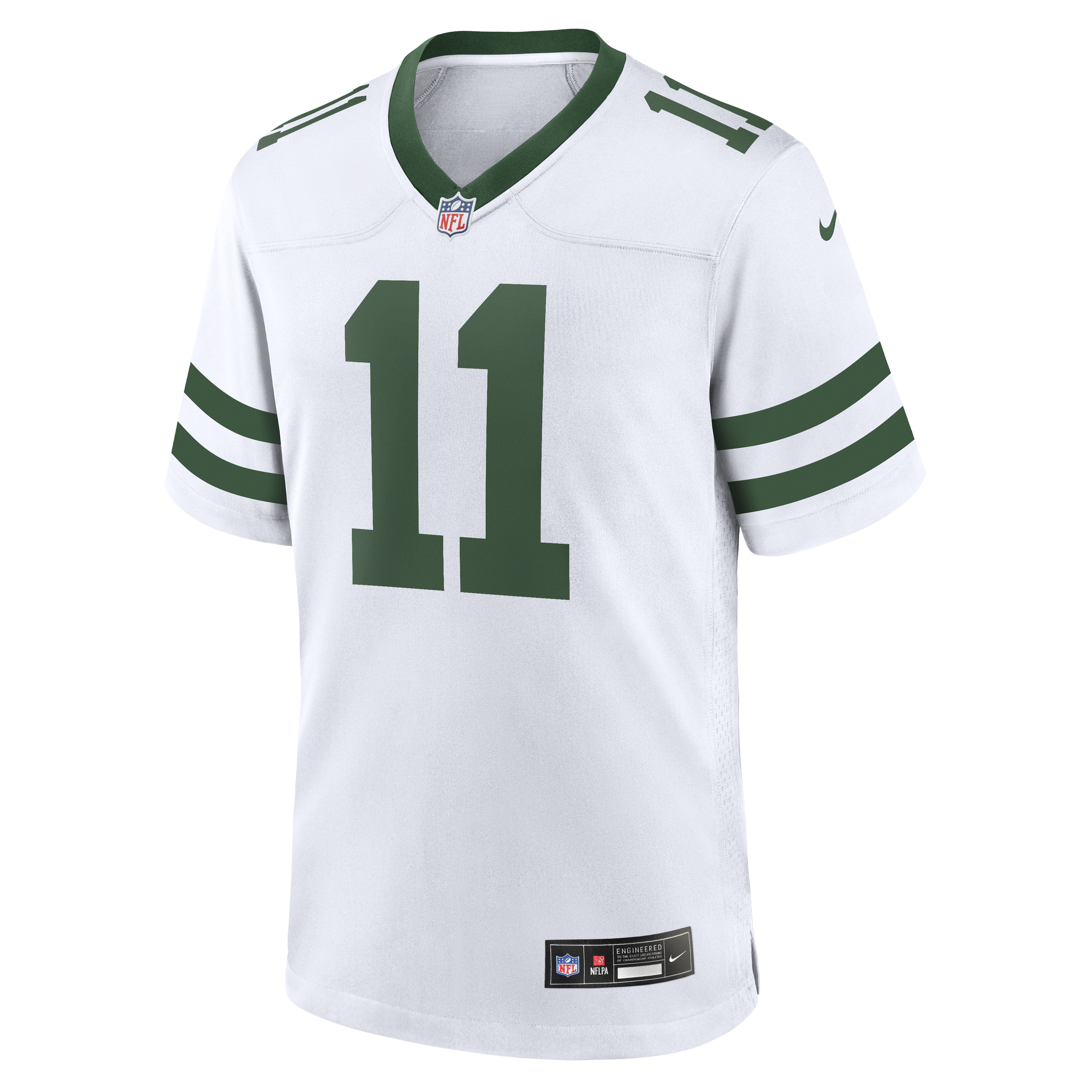 Jermaine Johnson II New York Jets Nike Alternate Game Jersey - Spotlight White - vstockx