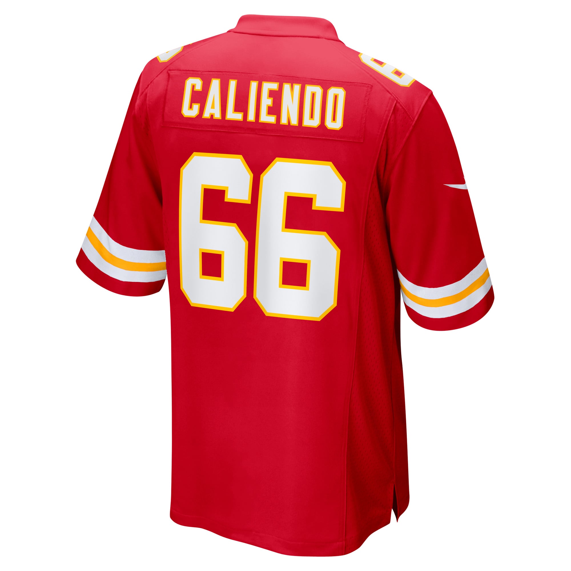 Men's Nike Mike Caliendo Red Kansas City Chiefs Game Player Jersey - vstockx