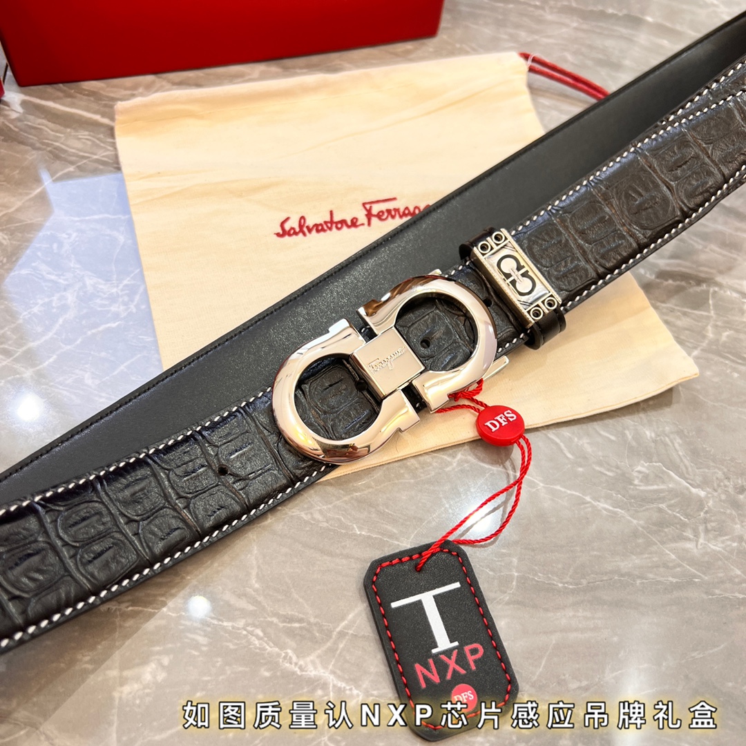 Streetwear Belt Ferragamo 320078 size:3.5cm - vstockx