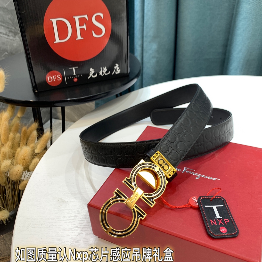 Streetwear Belt Ferragamo 319637 size:3.5cm - vstockx