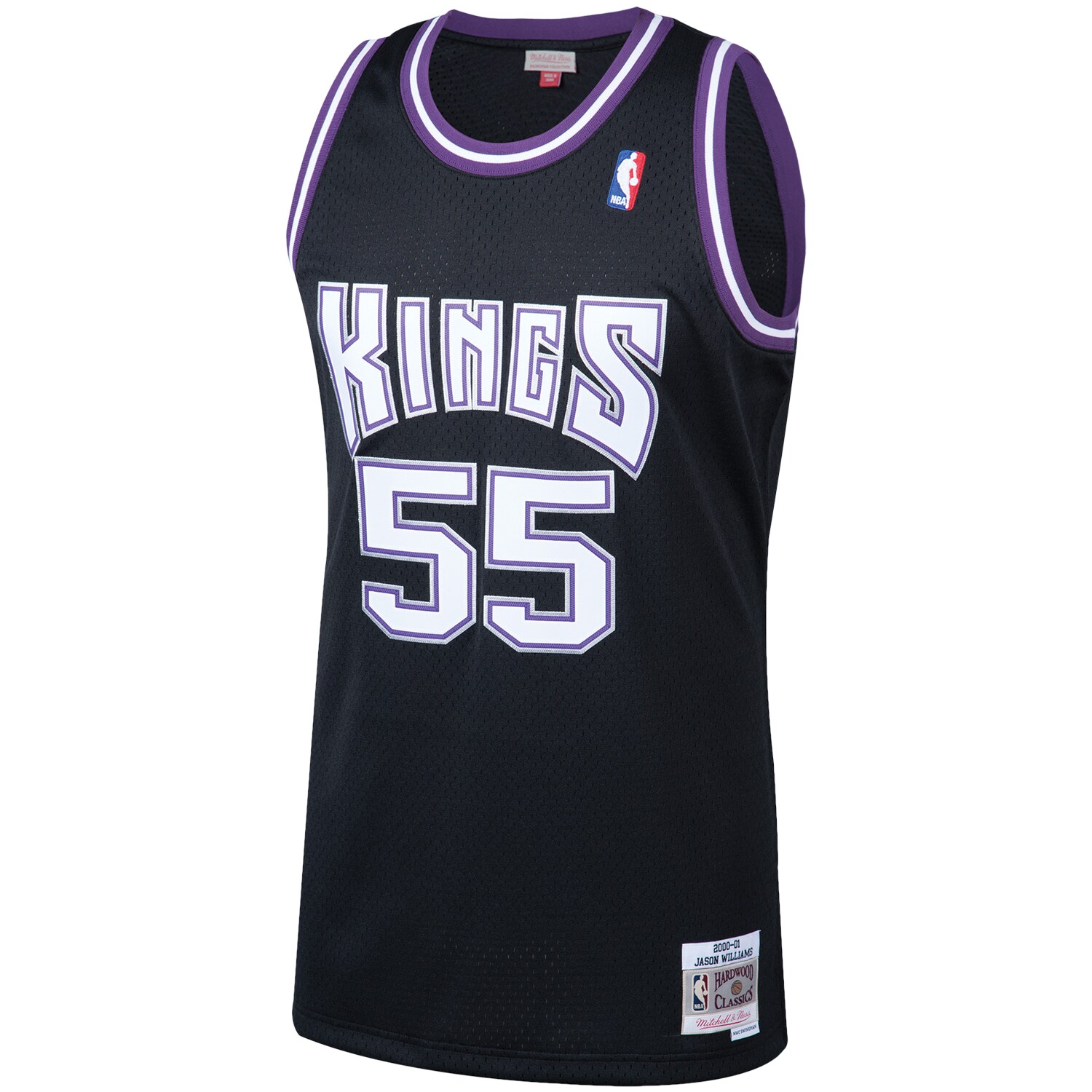 Jason Williams Sacramento Kings Mitchell & Ness Hardwood Classics Swingman Jersey - Black - vstockx