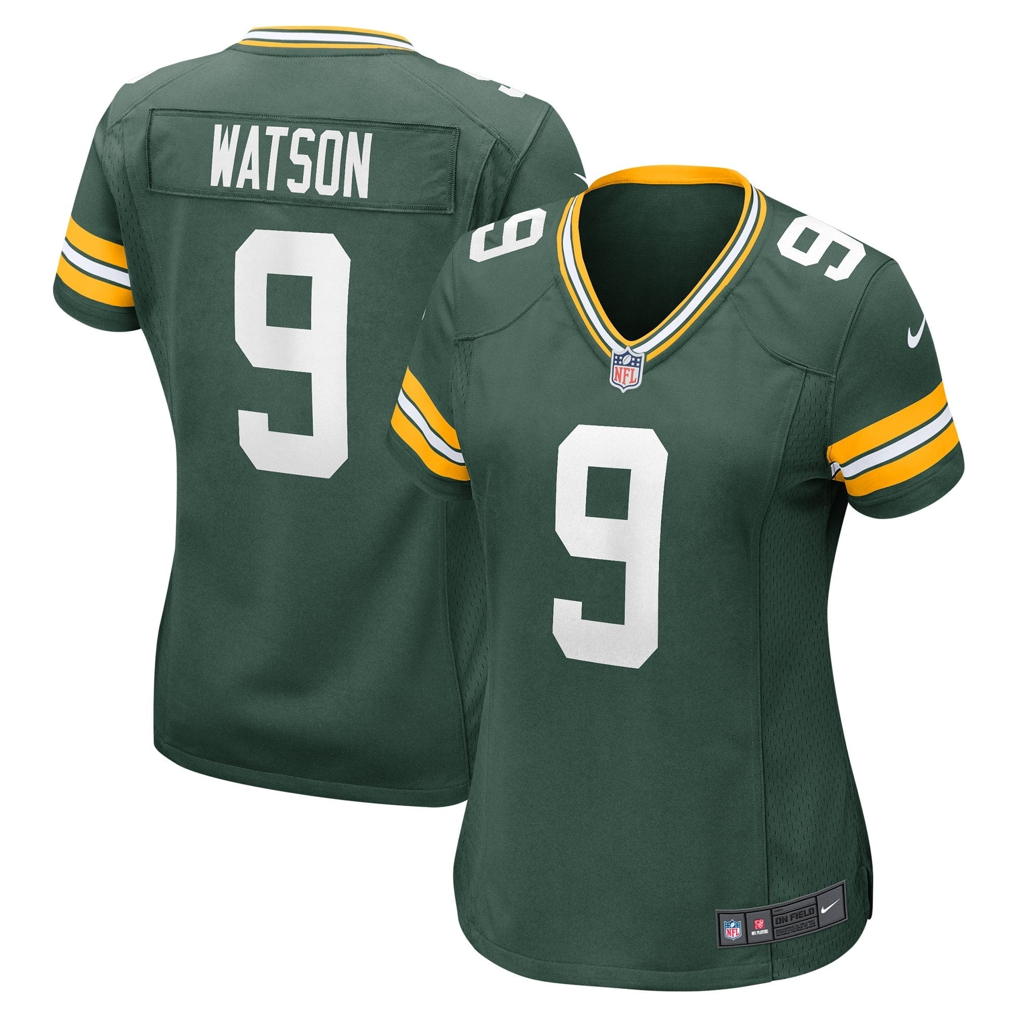 Women's Nike Christian Watson Green Green Bay Packers Player Game Jersey - vstockx
