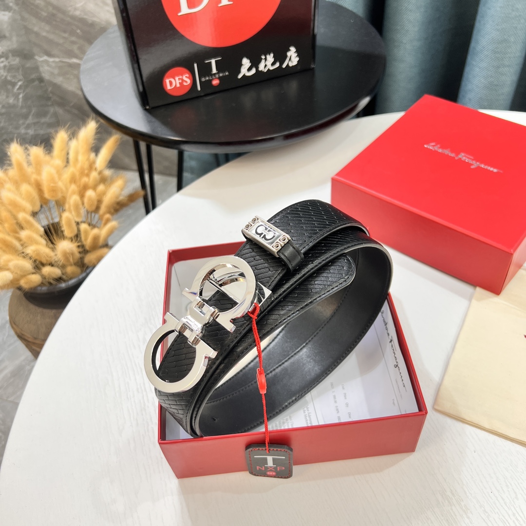 Streetwear Belt Ferragamo 319611 size:3.5cm - vstockx