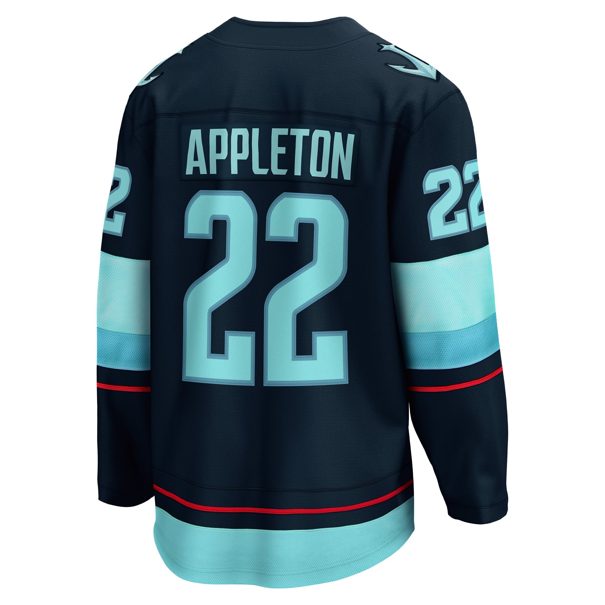 Men's Fanatics Branded Mason Appleton Deep Sea Blue Seattle Kraken Home Breakaway Player Jersey - vstockx
