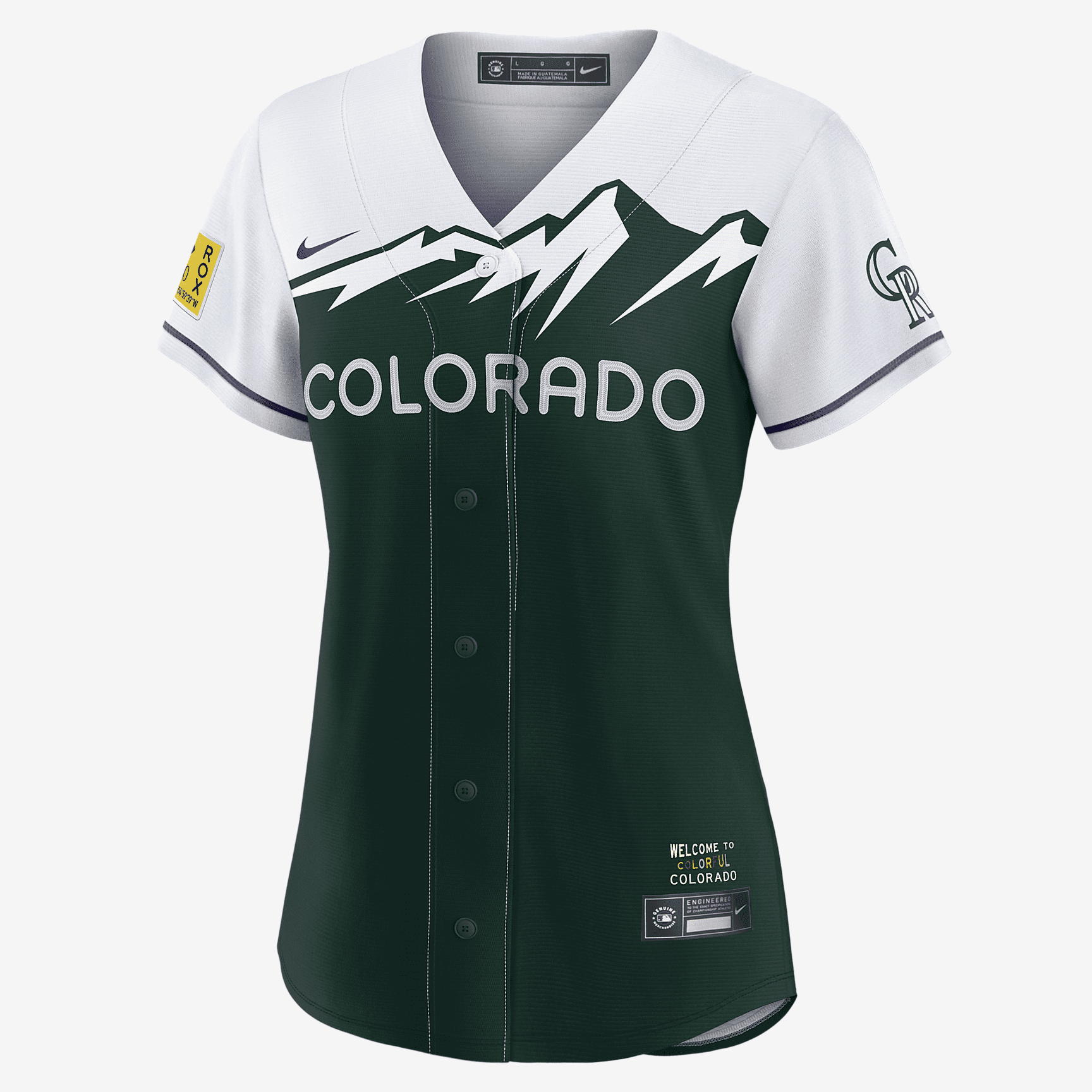 MLB Colorado Rockies City Connect (Charlie Blackmon) Women's Replica Baseball Jersey - White/Green - vstockx