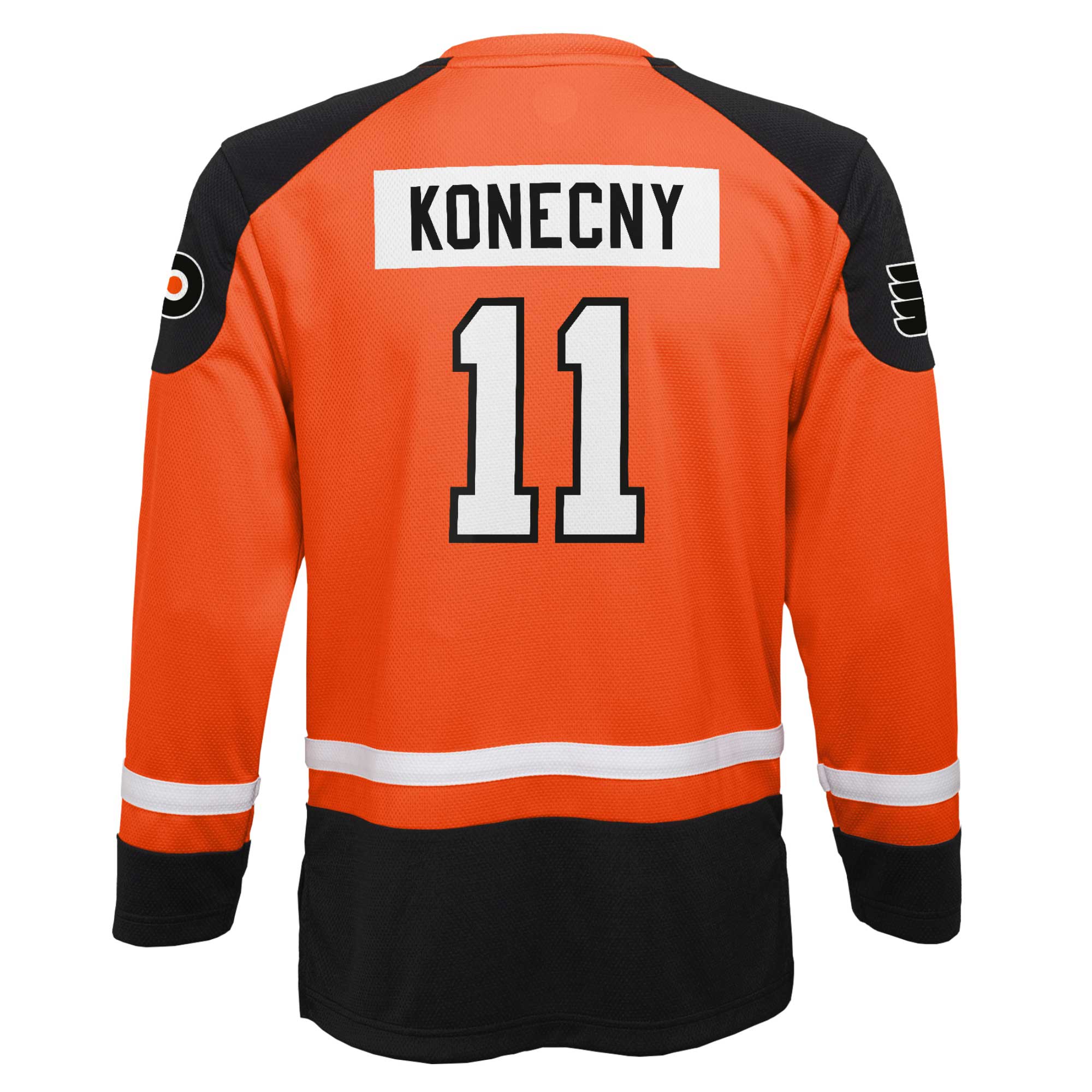 Youth Travis Konecny Orange Philadelphia Flyers Player Jersey - vstockx