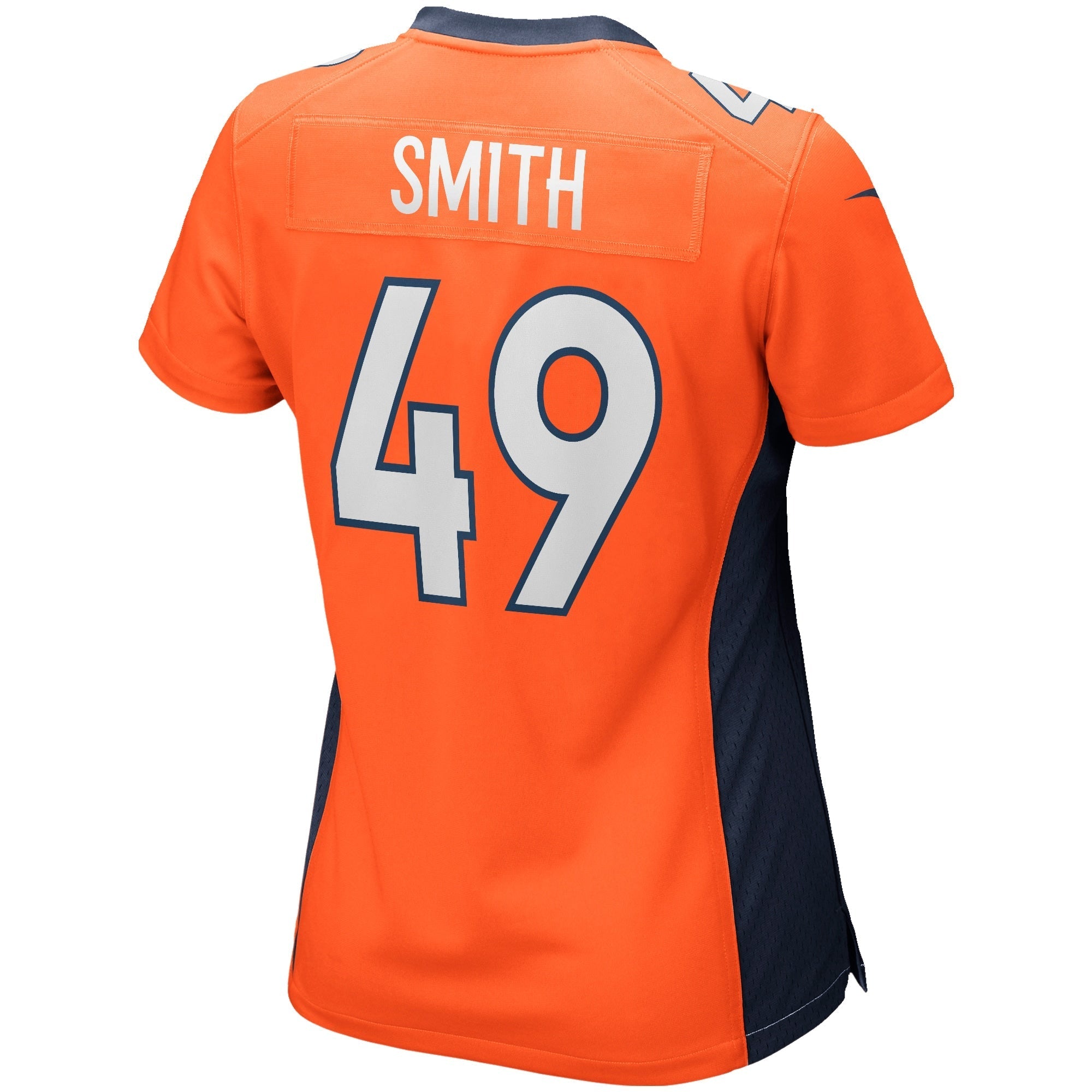 Women's Nike Dennis Smith Orange Denver Broncos Game Retired Player Jersey - vstockx
