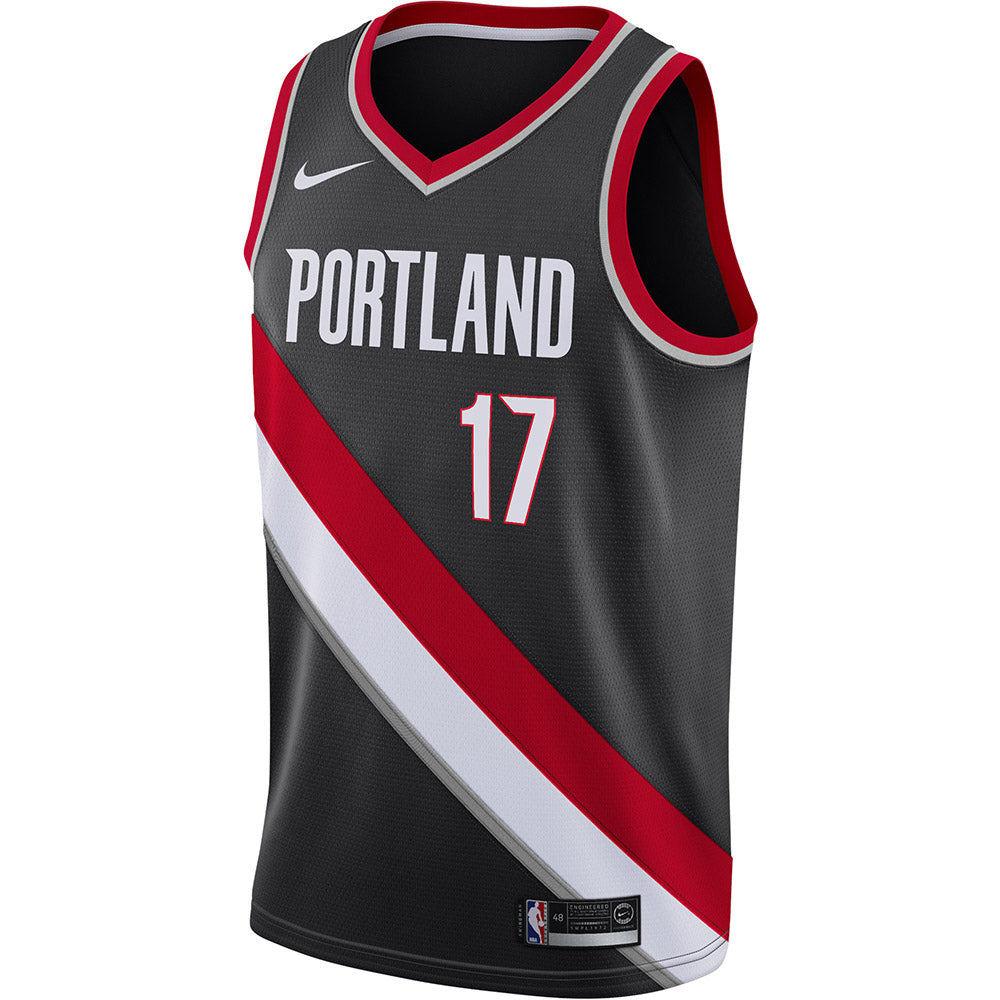 Youth Portland Trail Blazers Shaedon Sharpe Icon Edition Jersey - Black - vstockx