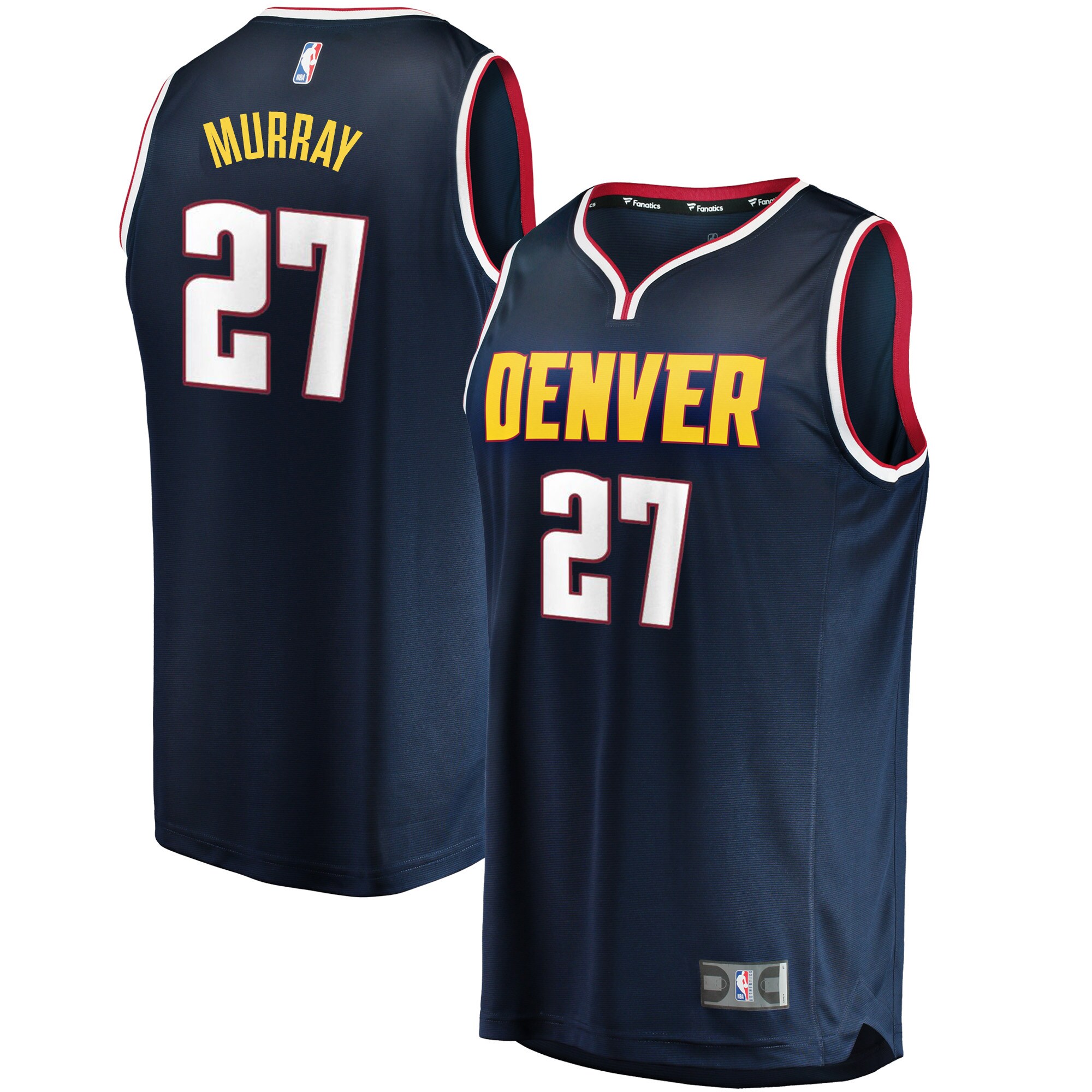 Jamal Murray Denver Nuggets Fanatics Branded Fast Break Replica Jersey - Icon Edition - Blue - vstockx