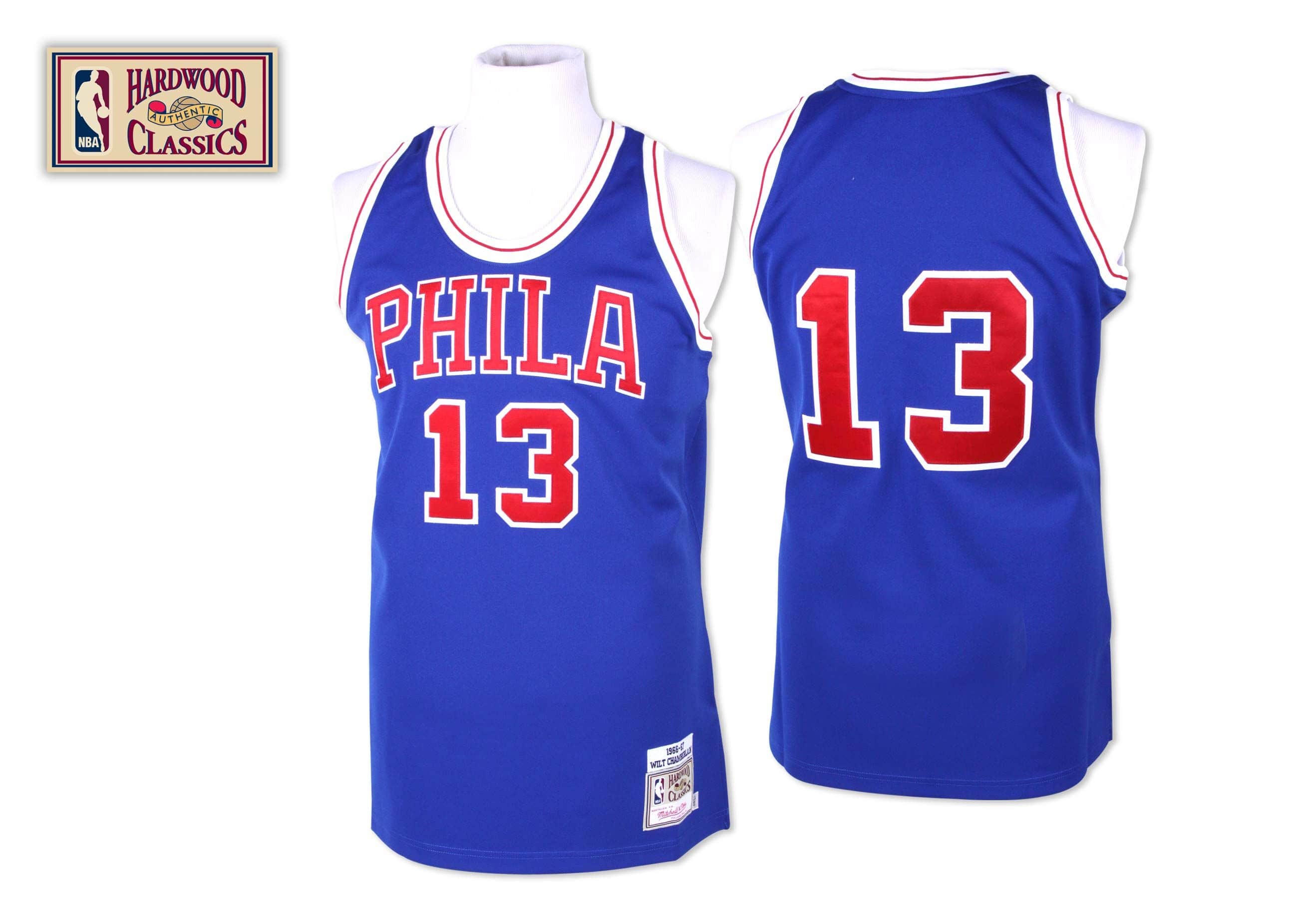 Wilt Chamberlain 1966-67 Authentic Jersey Philadelphia 76ers - vstockx